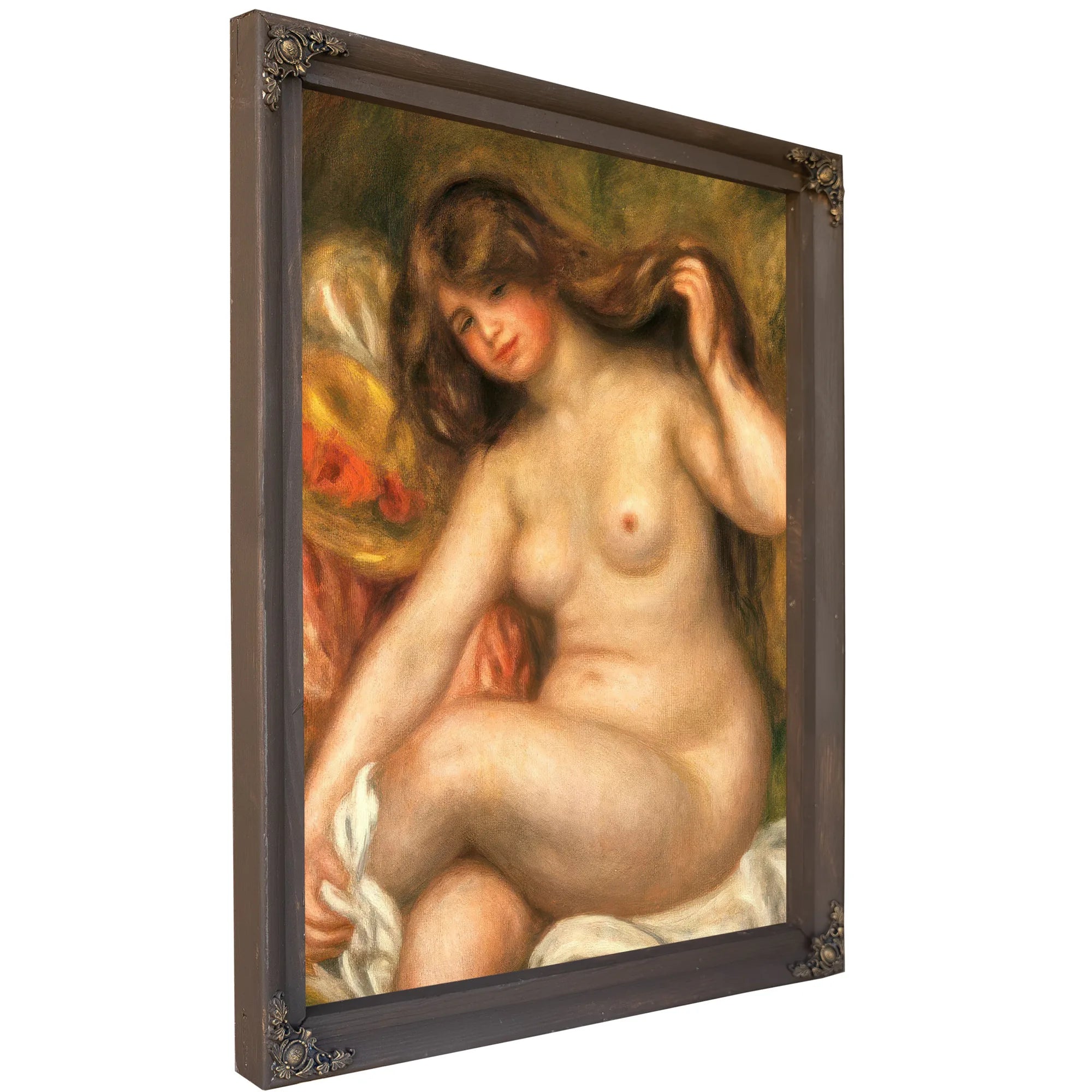 Large Bather By Pierre August Renoir Fine Art Print