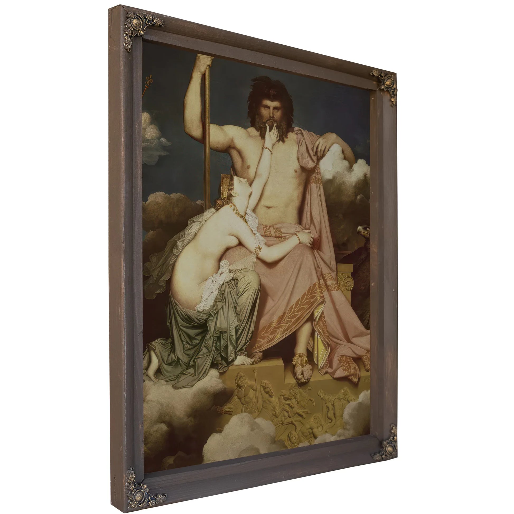 Jupiter And Thetis By Jean Auguste Dominique Ingres Fine Art Print