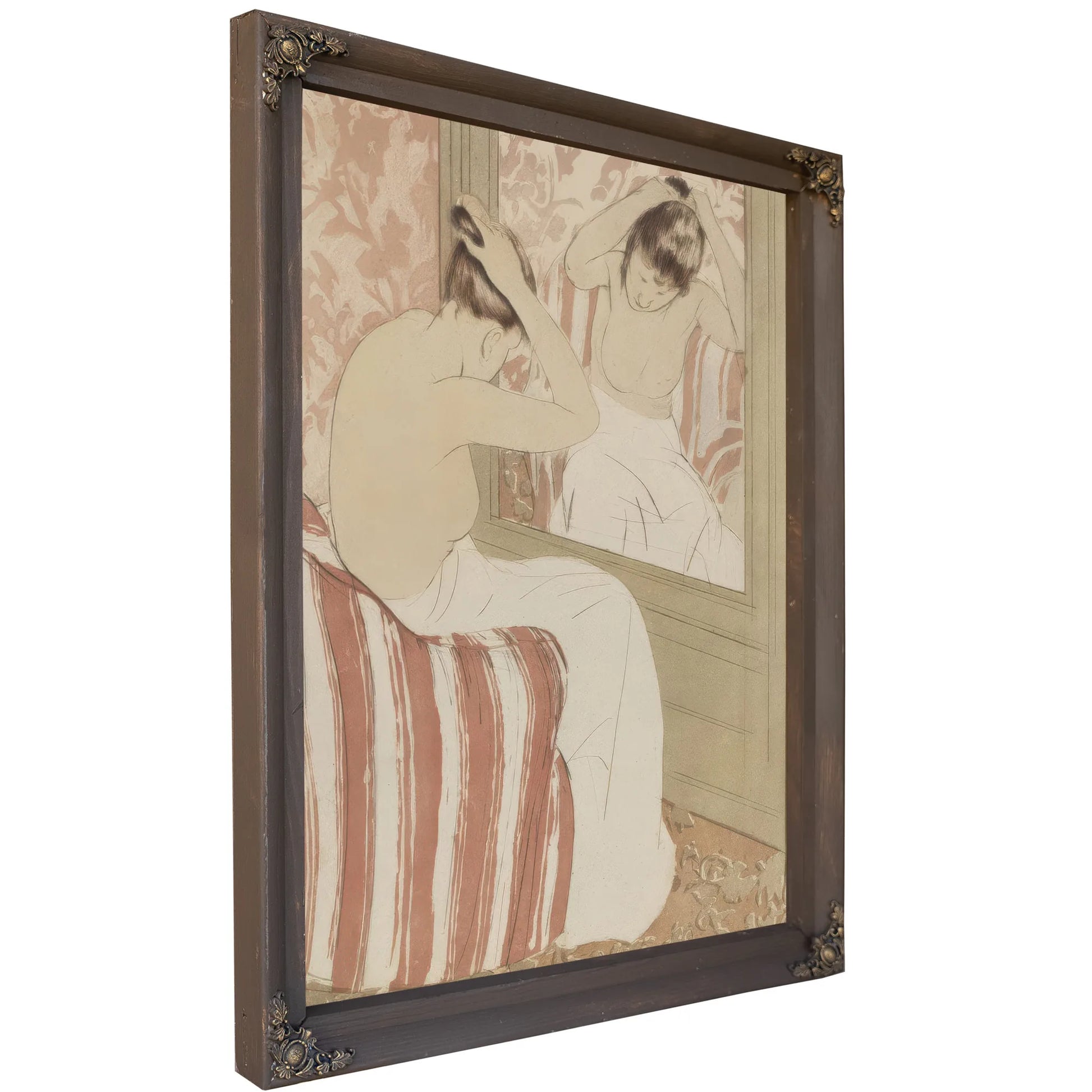 The Coiffure By Mary Cassatt Fine Art Print