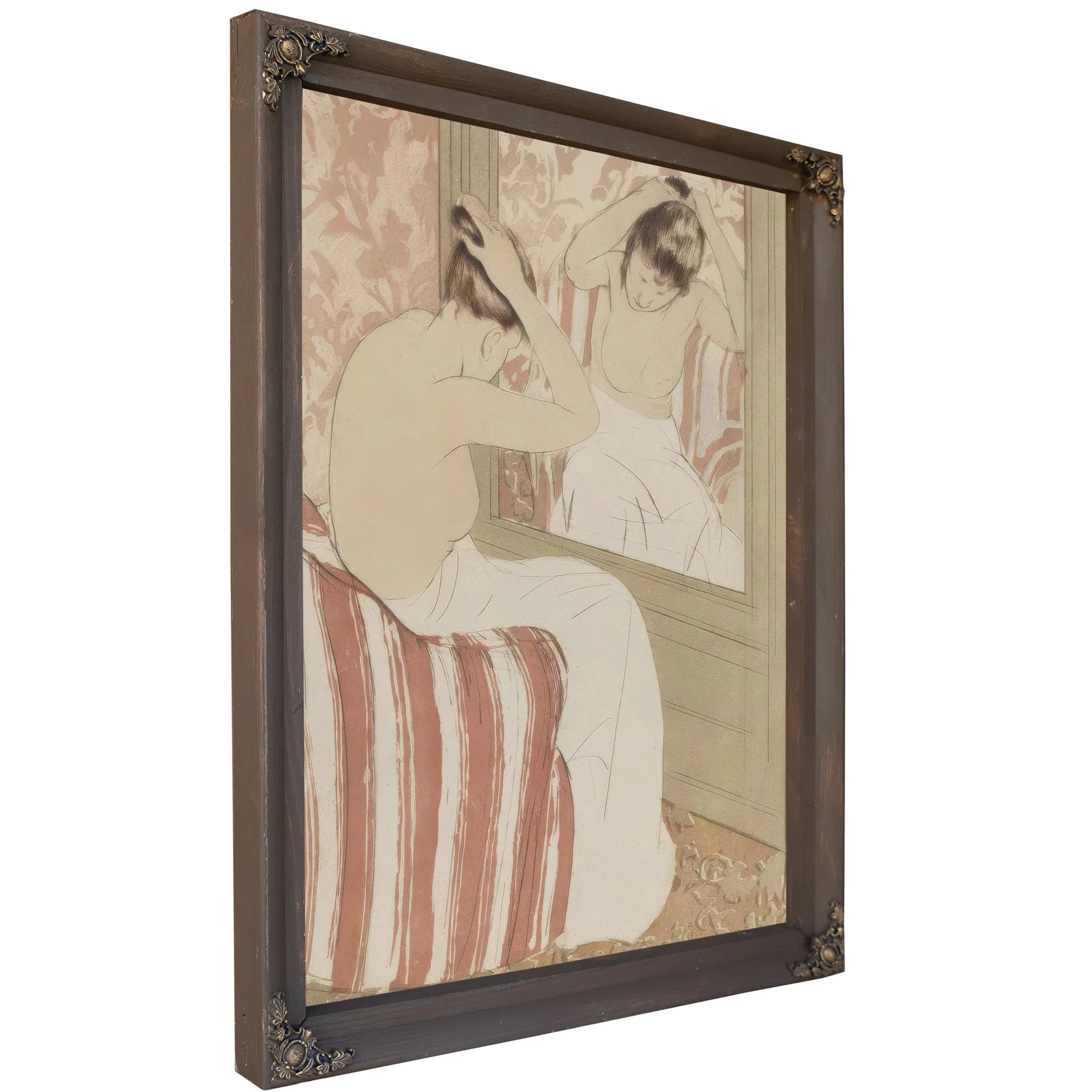 The Coiffure By Mary Cassatt Fine Art Print