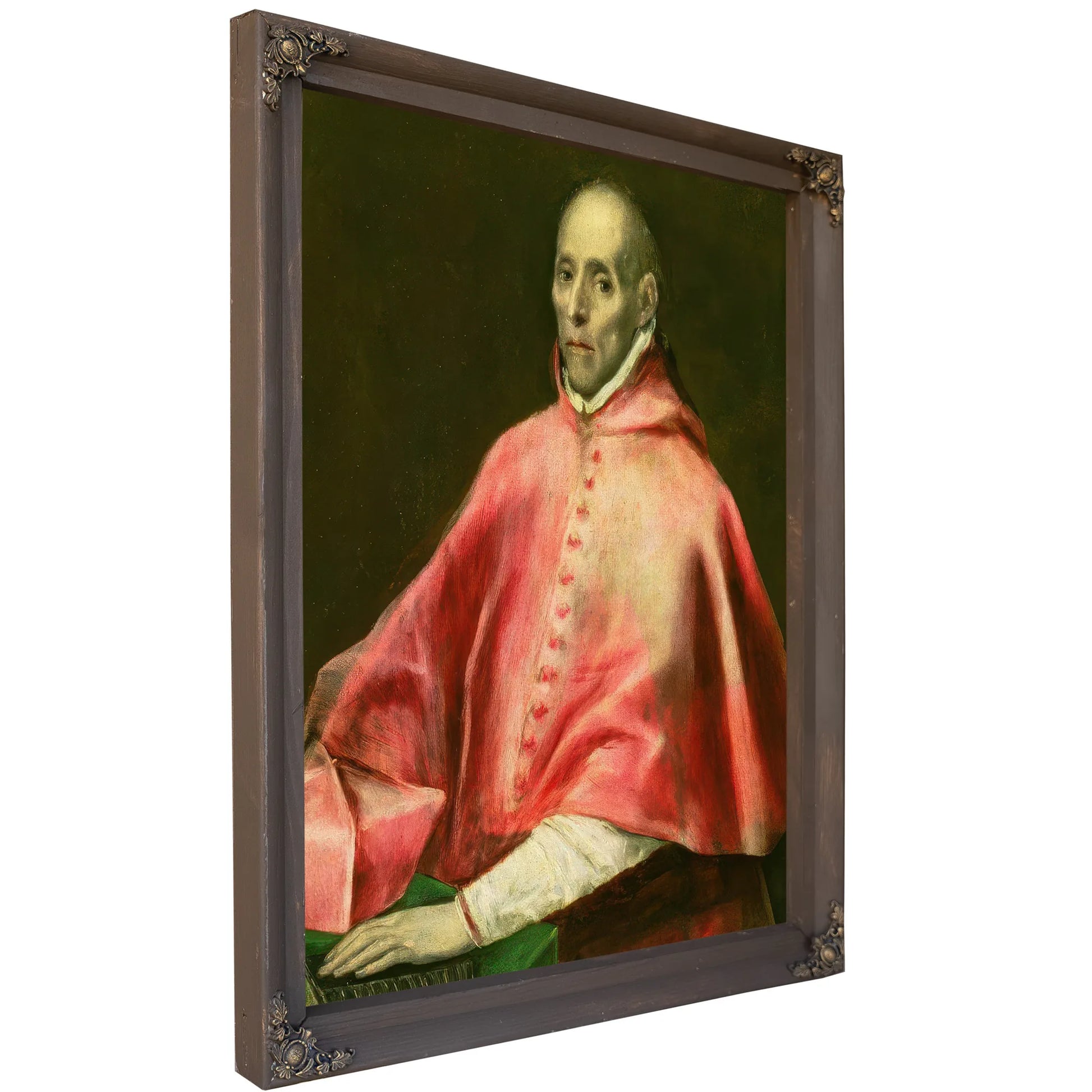 Portrait Of Cardinal Juan De Tavera (Oil On Canvas) By El Greco Fine Art Print
