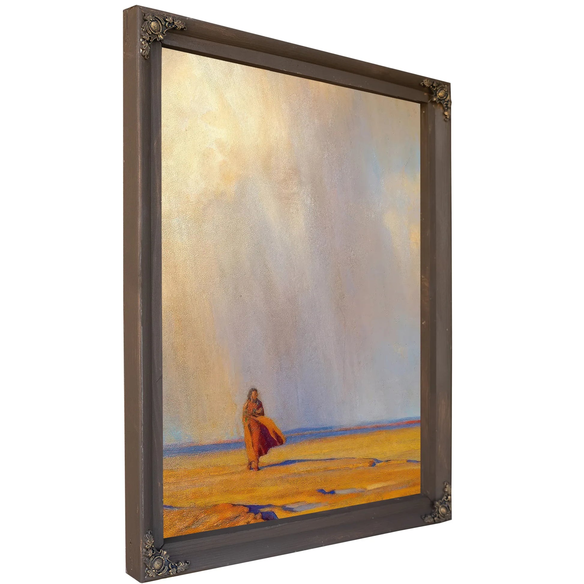 Desert Shower By Maynard Dixon Fine Art Print
