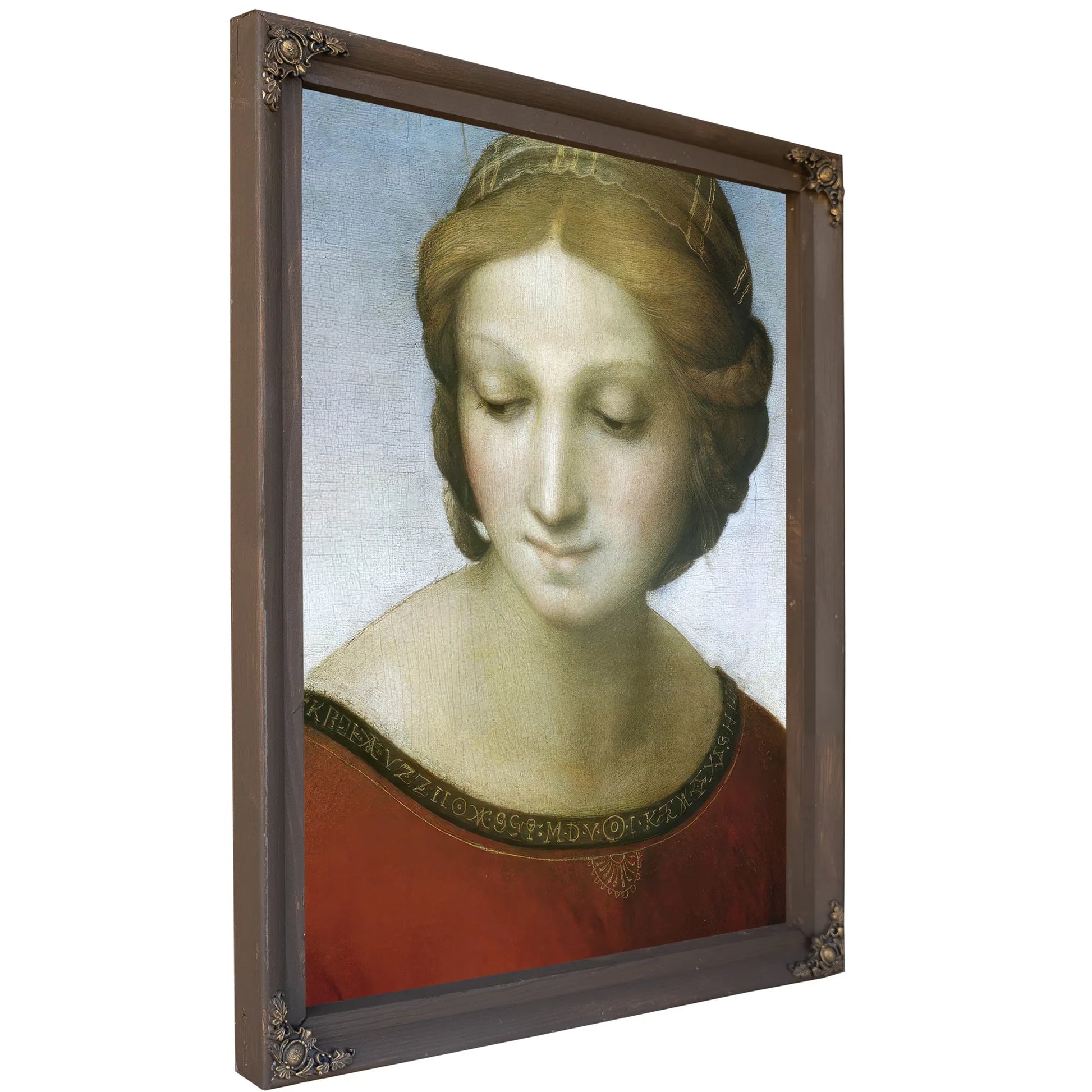 Detail Of Madonna Of The Meadow By Raphael Fine Art Print