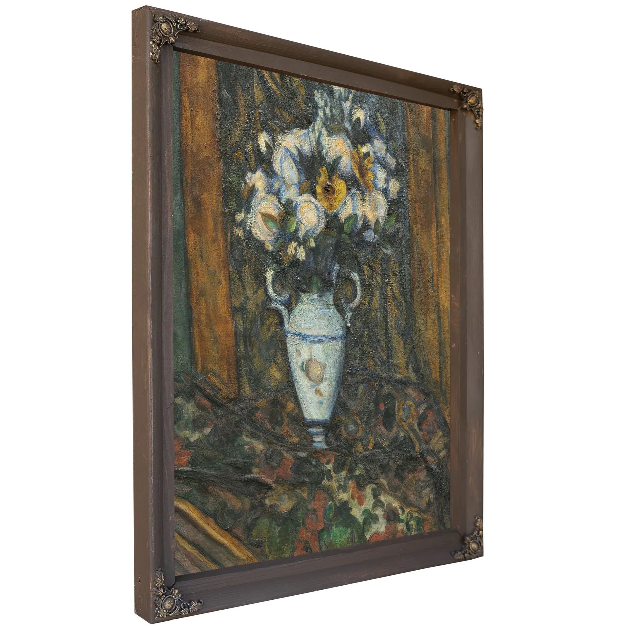 Vase Of Flowers 2 By Paul Cezanne Fine Art Print