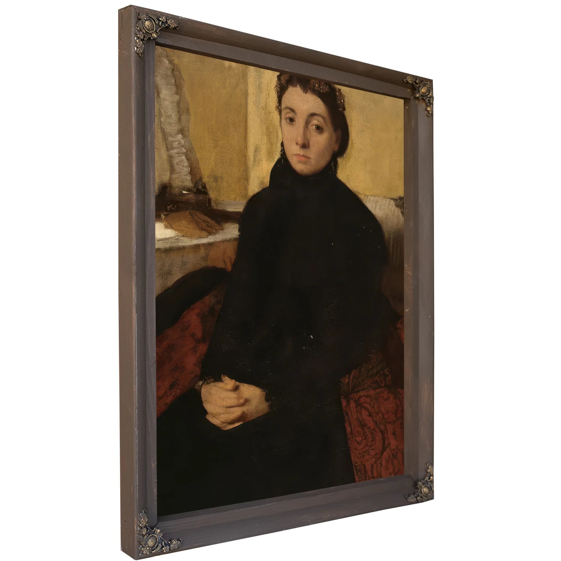 Madame Gaujelin By Edgar Degas Fine Art Print