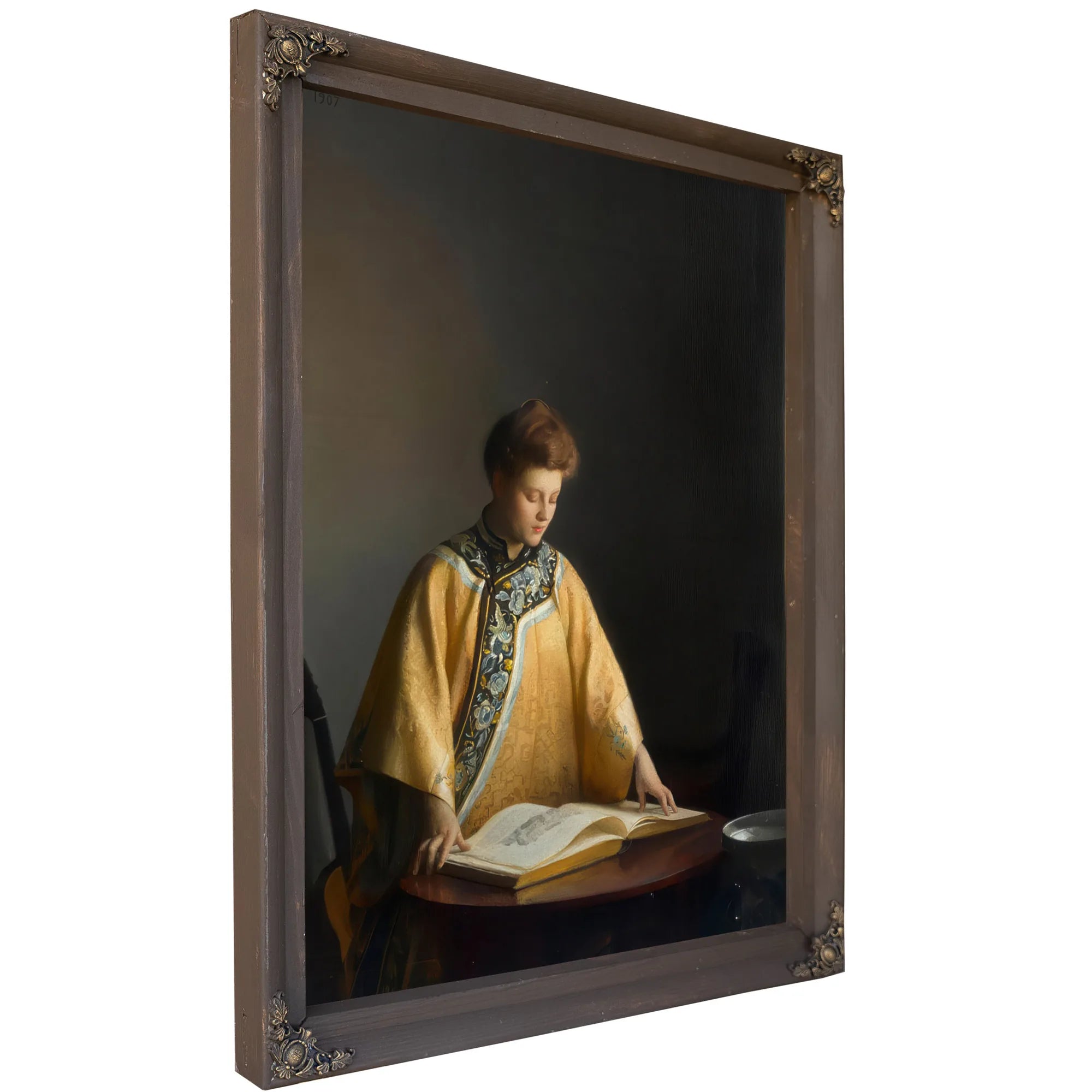 The Yellow Jacket By William Mcgregor Paxton Fine Art Print