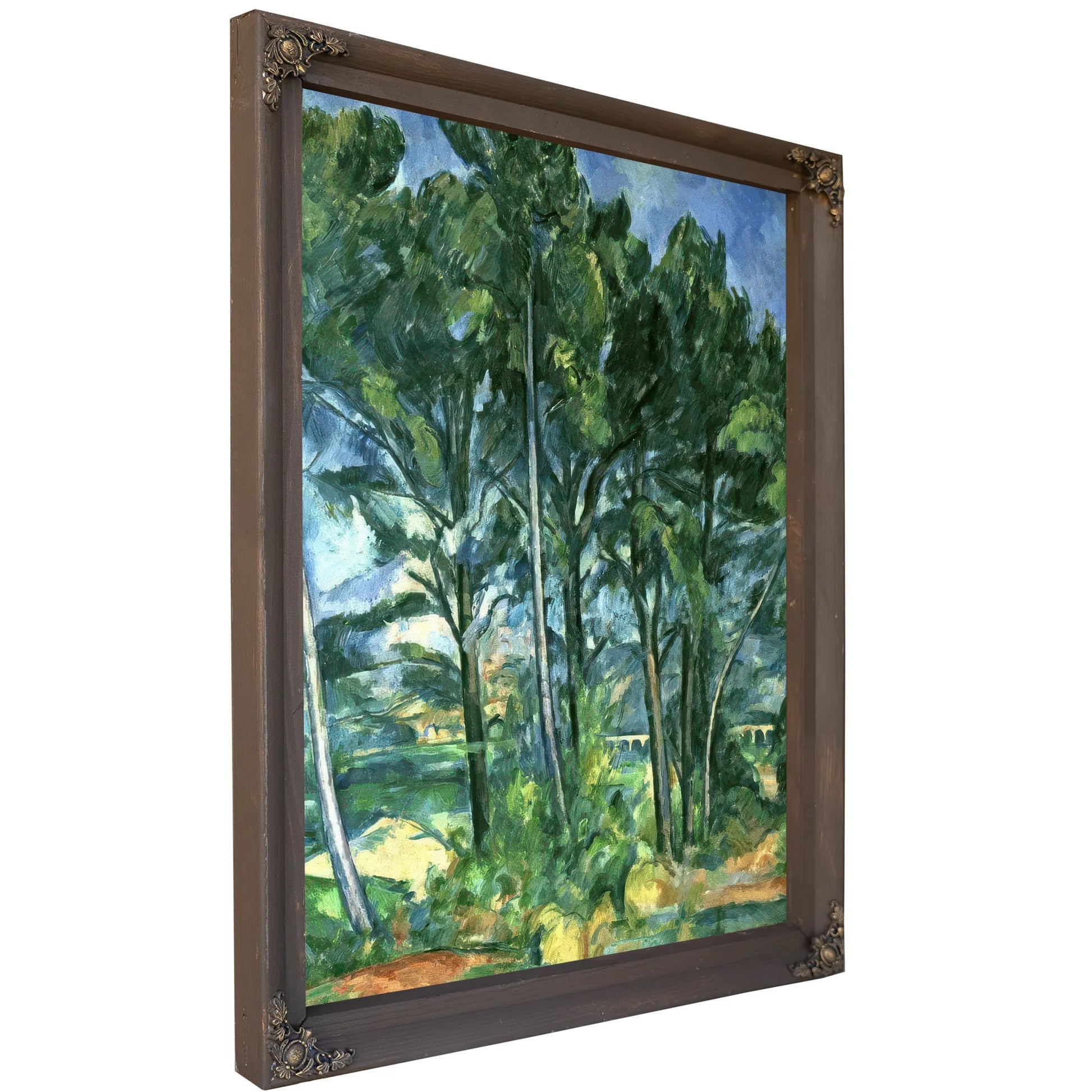 The Aqueduct (Montagne Sainte Victoire Seen Through Trees) 1 By Paul Cezanne Fine Art Print