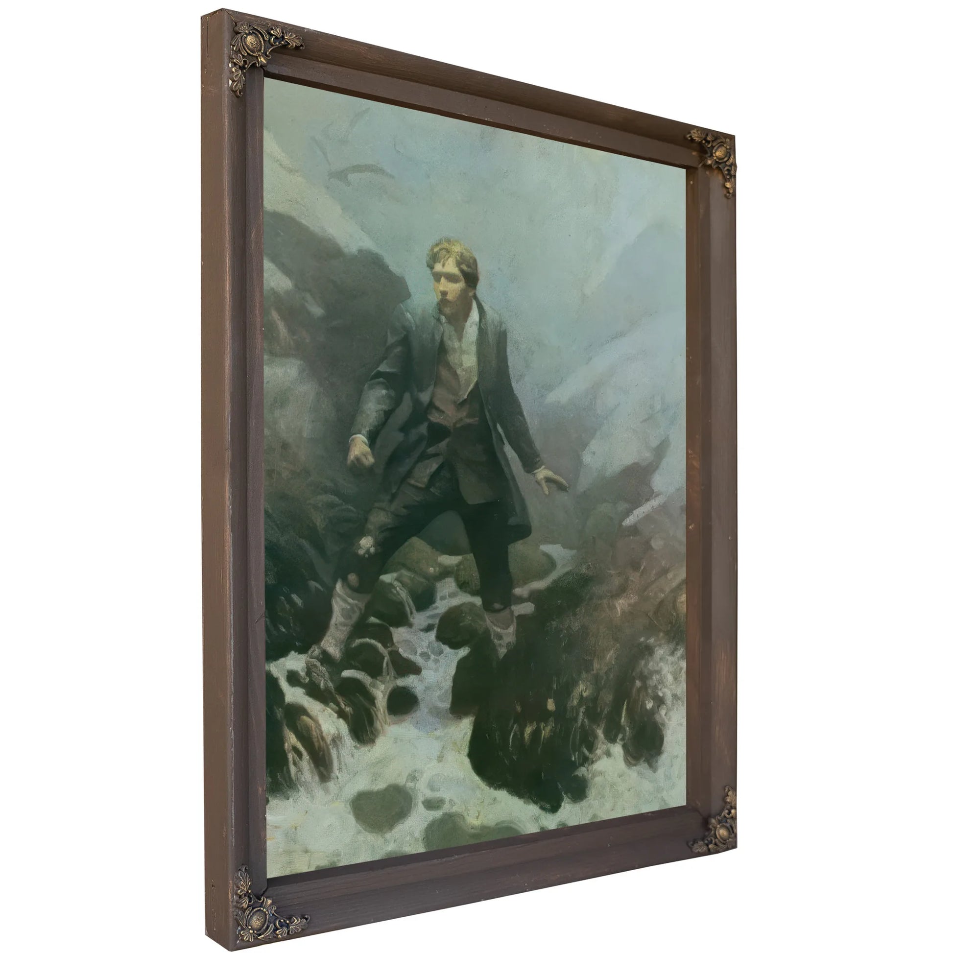 On The Isle Of Erraid By NC Wyeth Fine Art Print