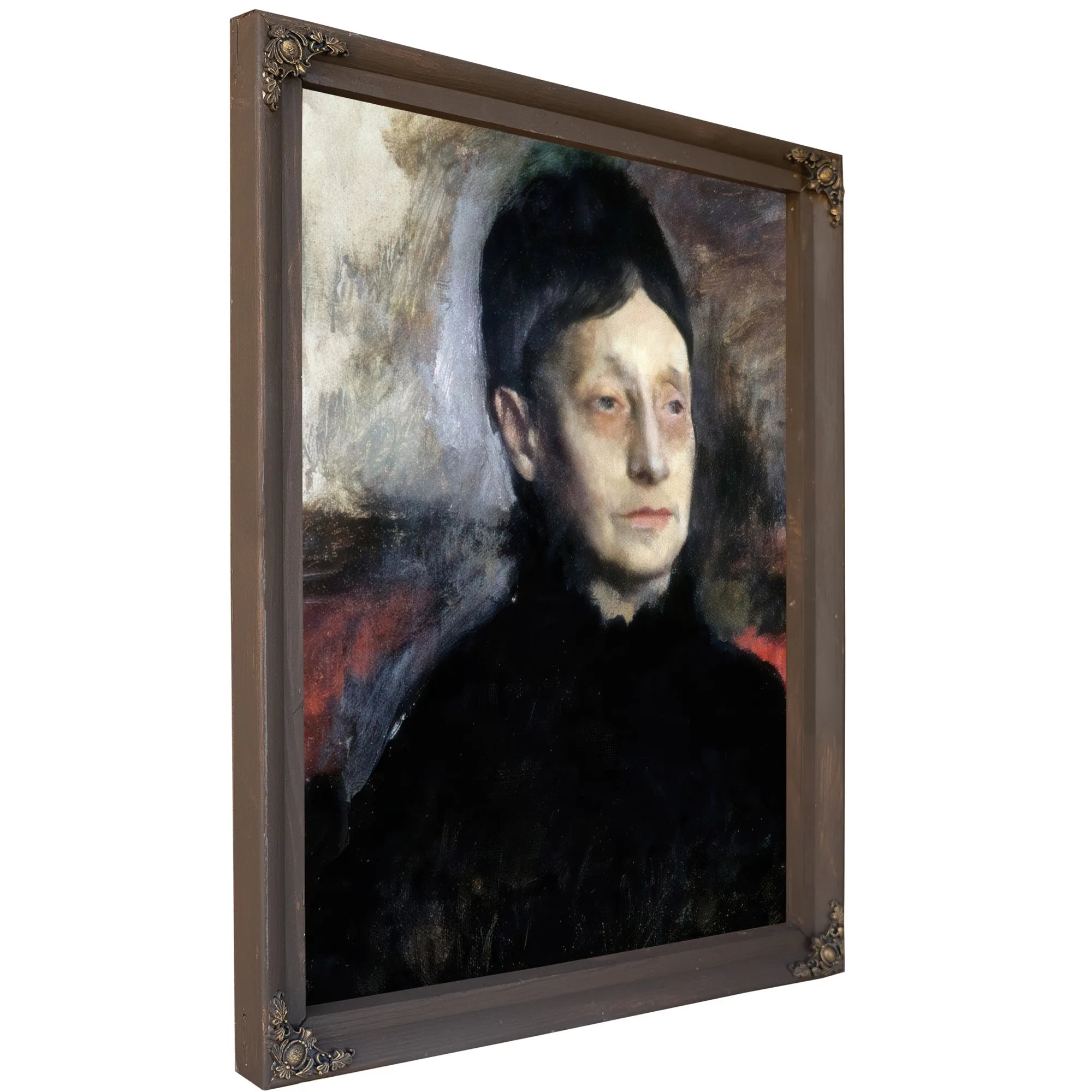 Stefanina Primicile Carafa, Marchioness Of Cicerale And Duchess Of Montejasi By Edgar Degas Fine Art Print