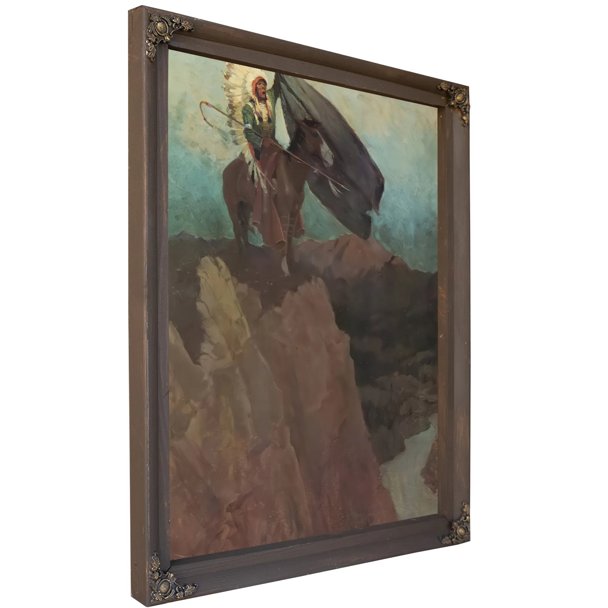 Calling The Sun Dance By NC Wyeth Fine Art Print