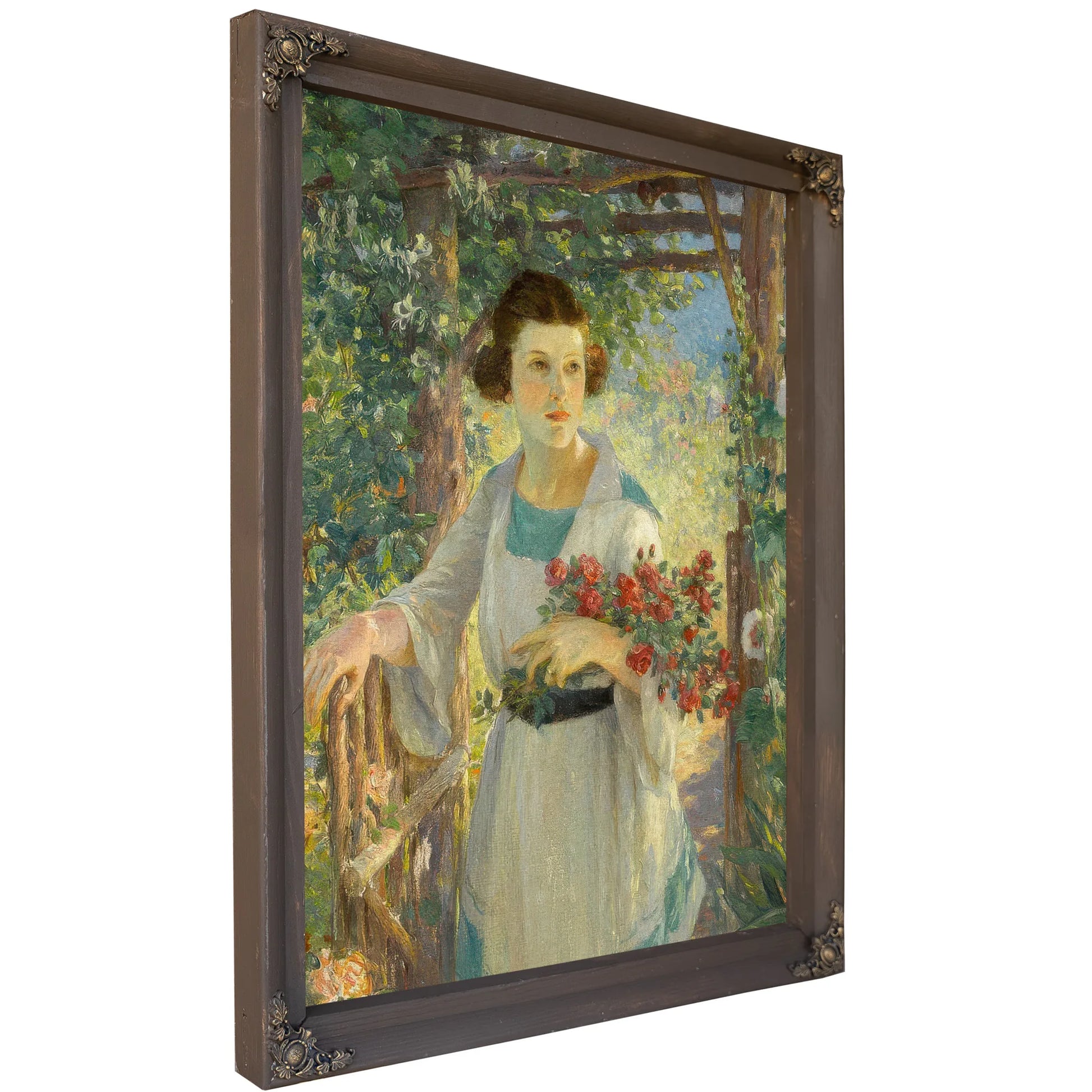 The Rustic Gate By Colin Campbell Cooper Fine Art Print