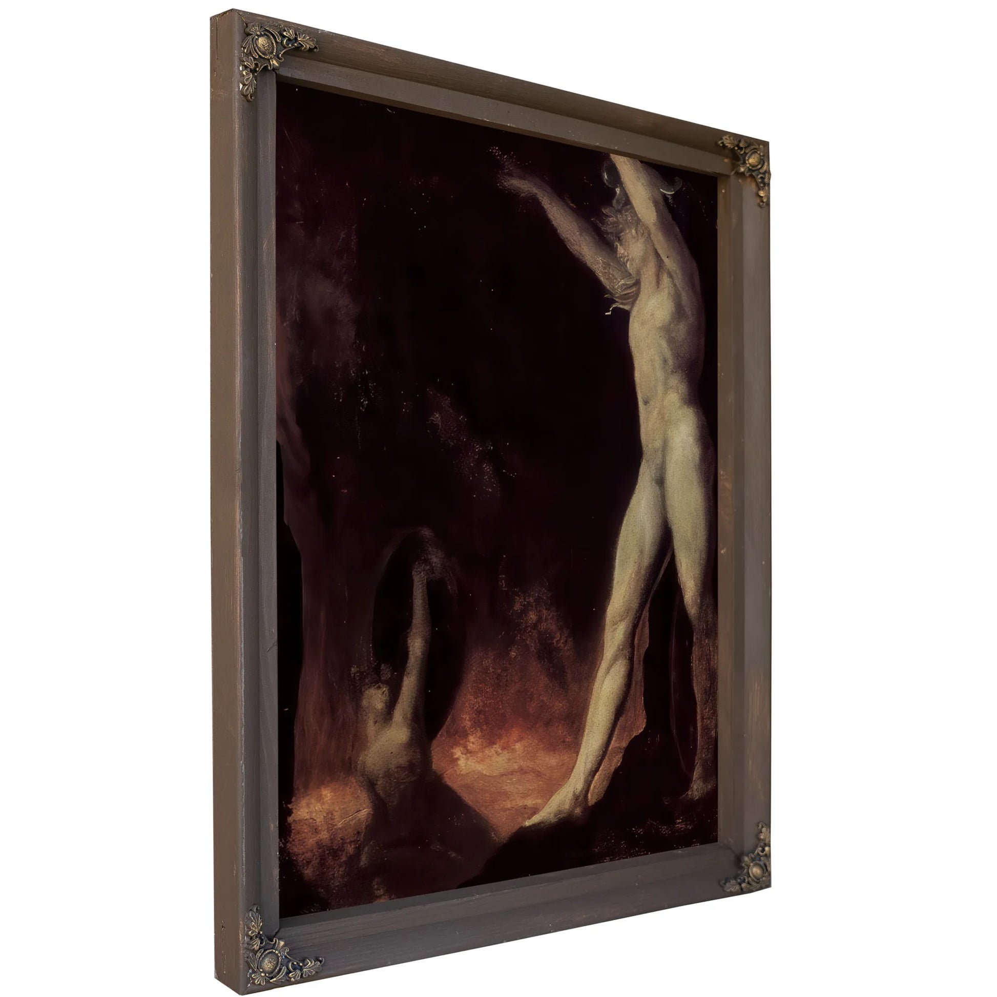 Satanic Call To The Beelzebub In Hell By Henry Fuseli Fine Art Print