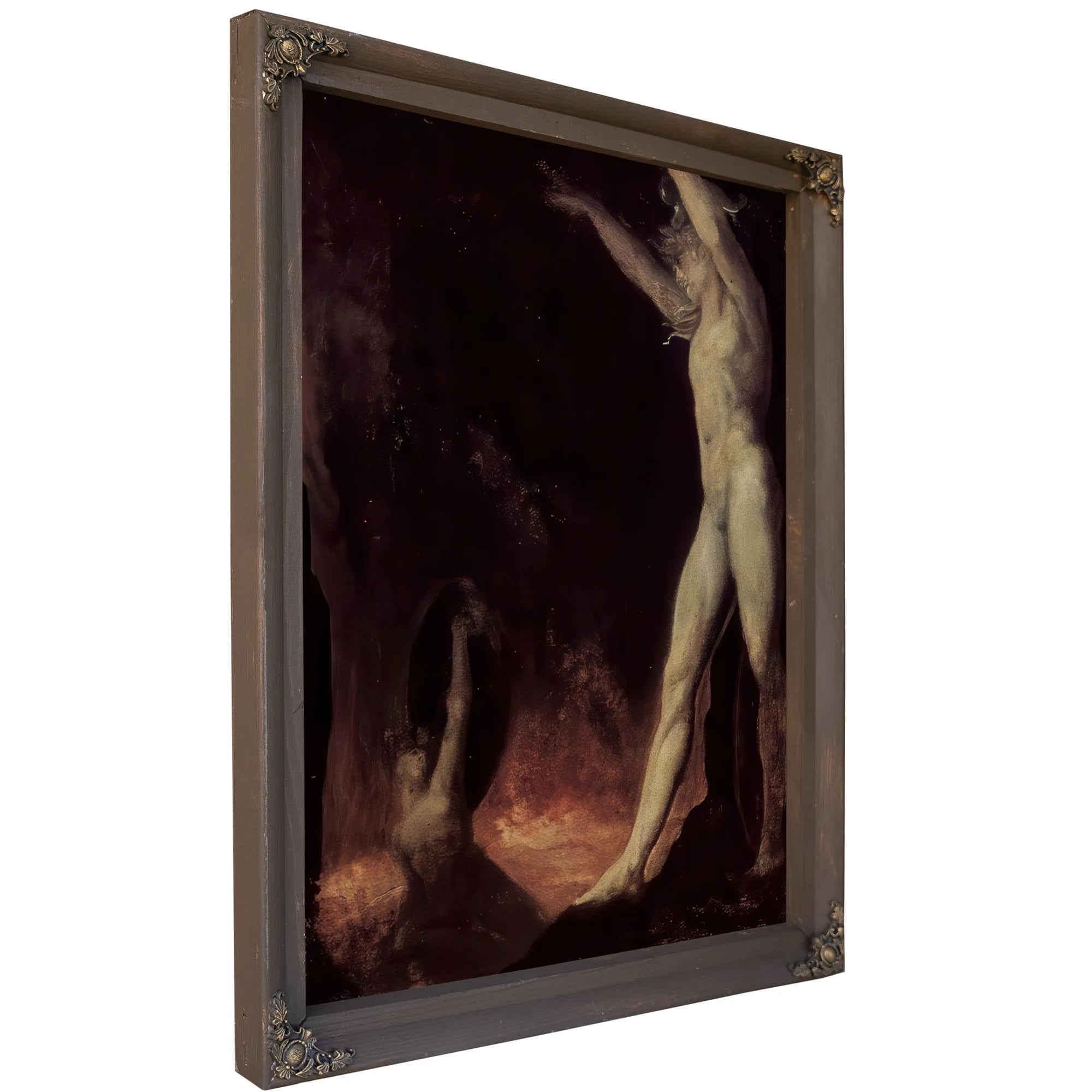 Satanic Call To The Beelzebub In Hell By Henry Fuseli Fine Art Print