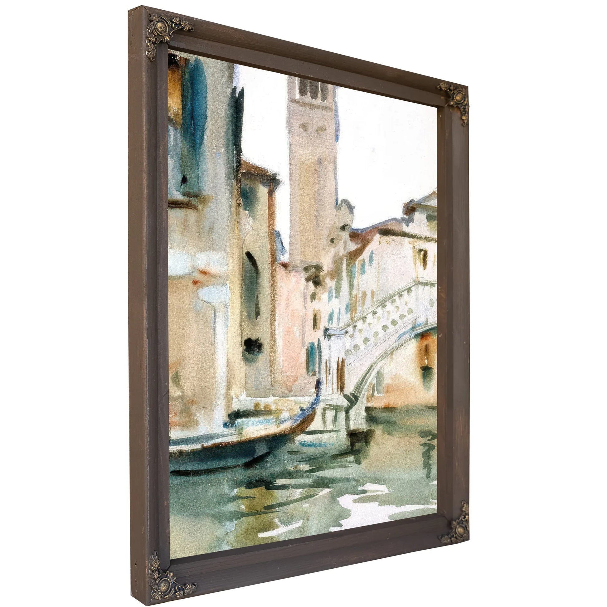 Bridge And Campanile, Venice By John Singer Sargent Fine Art Print