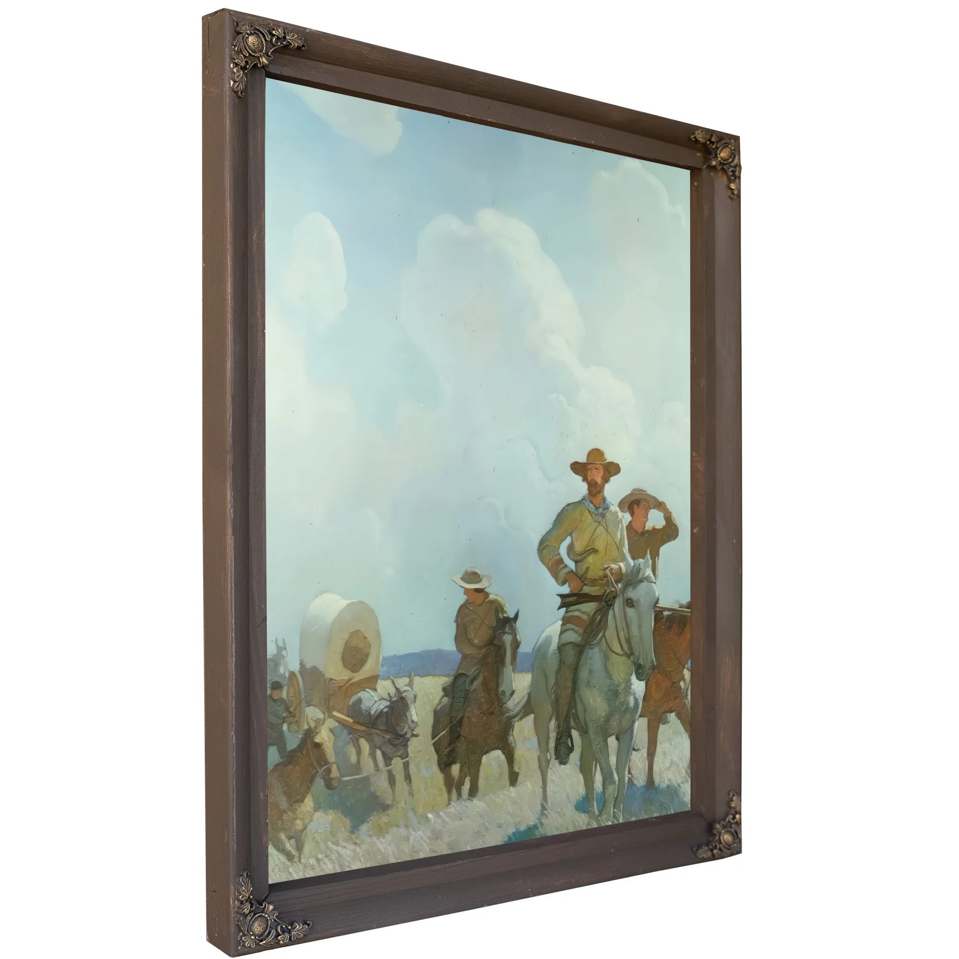The Parkman Outfit Henry Chatilon Guide And Hunter By NC Wyeth Fine Art Print