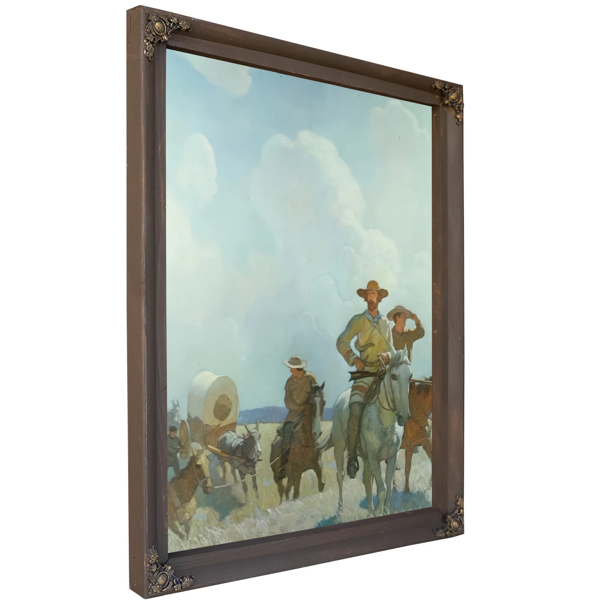 The Parkman Outfit Henry Chatilon Guide And Hunter By NC Wyeth Fine Art Print