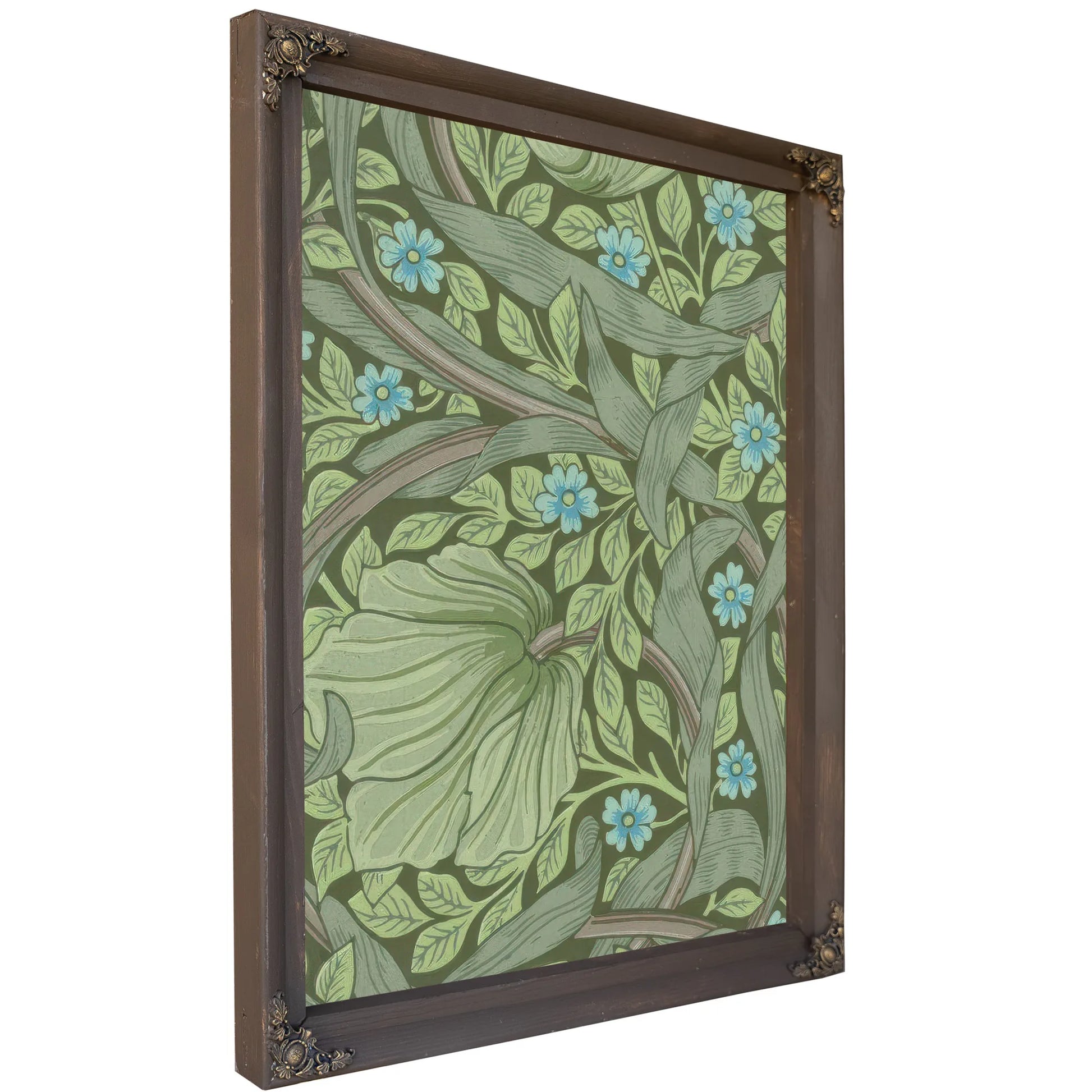 Wallpaper Sample With Forget Me Nots By William Morris Fine Art Print