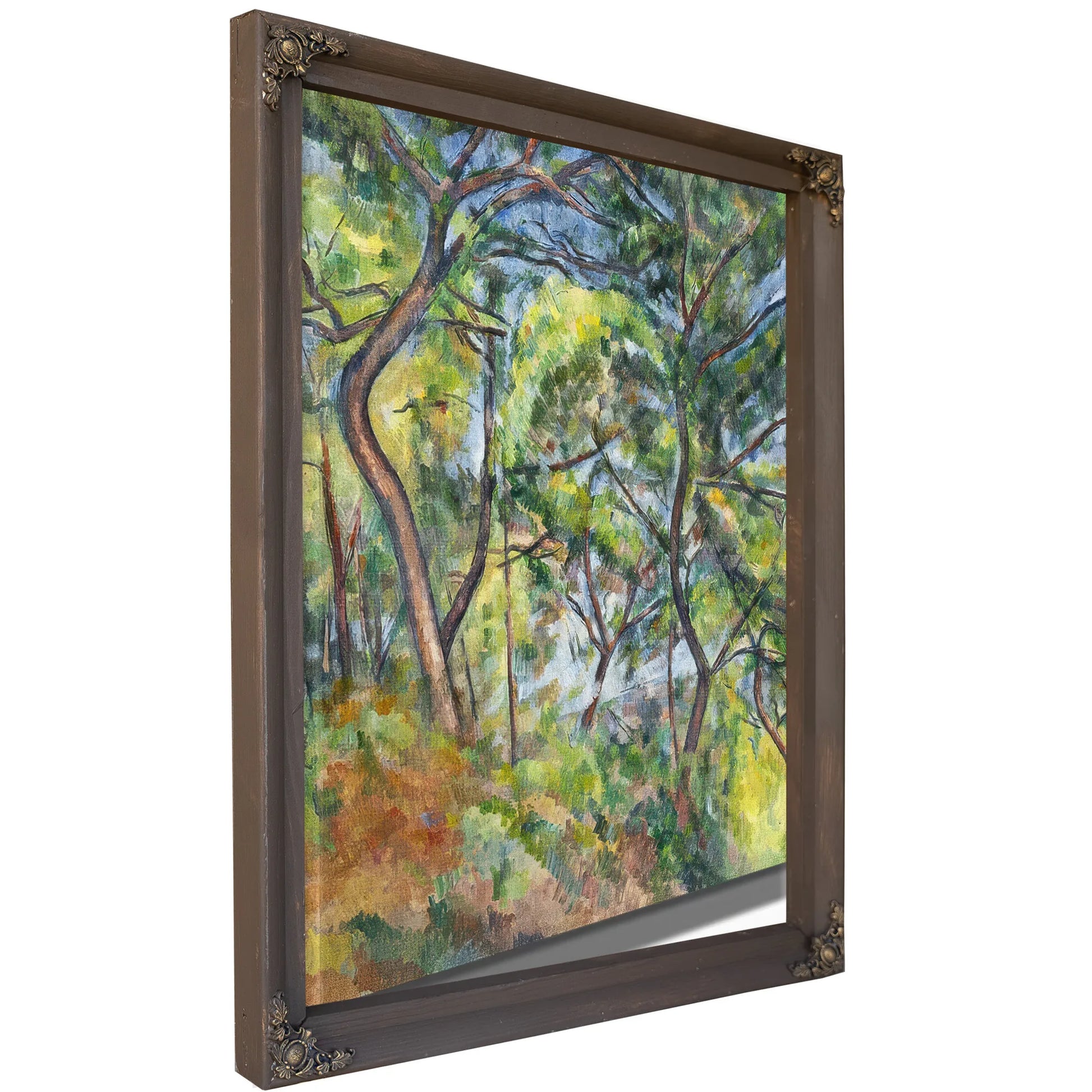 Sous Bois By Paul Cezanne Fine Art Print