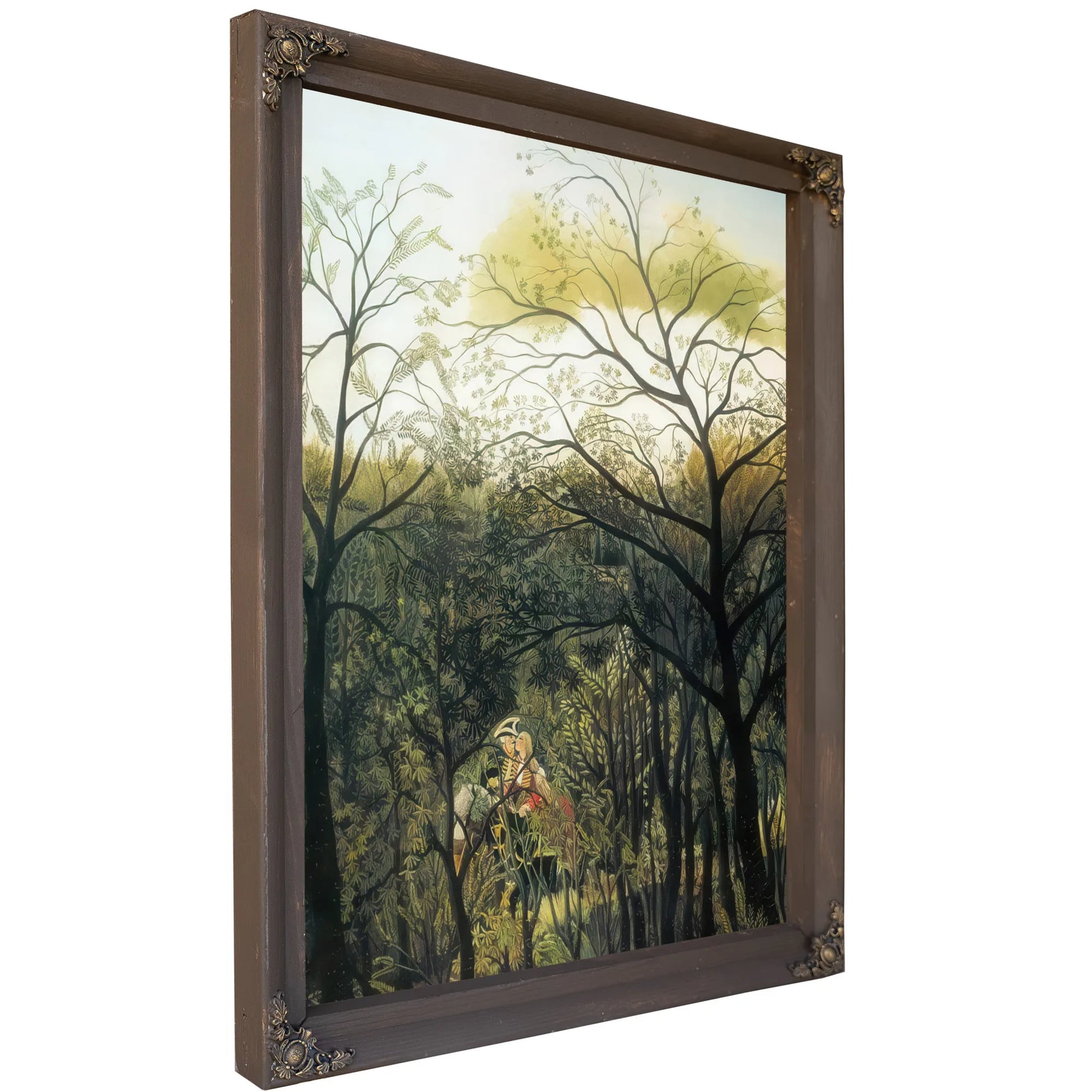 Rendezvous In The Forest 1889 By Henri Rousseau Fine Art Print