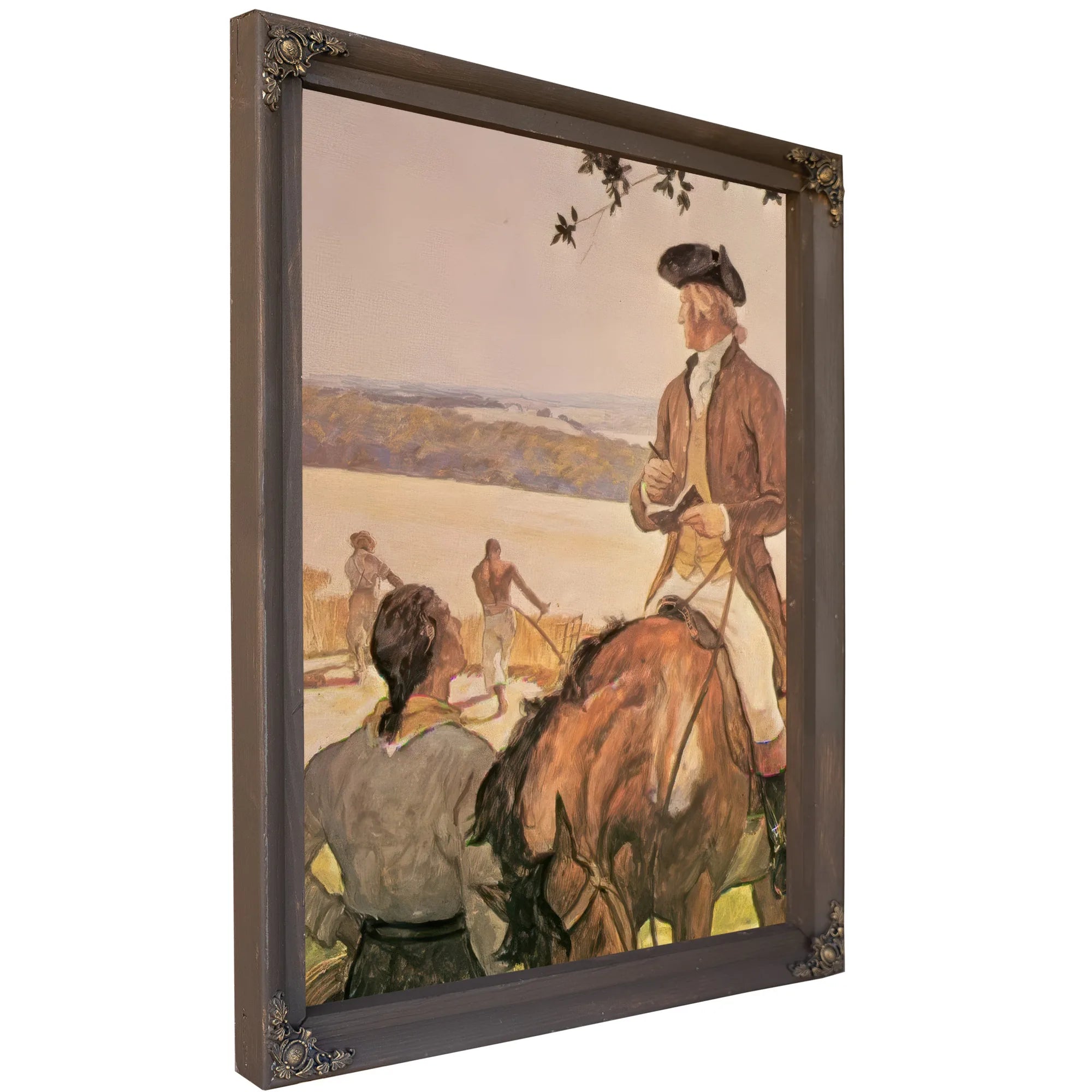 First Farmer Of The Land By NC Wyeth Fine Art Print