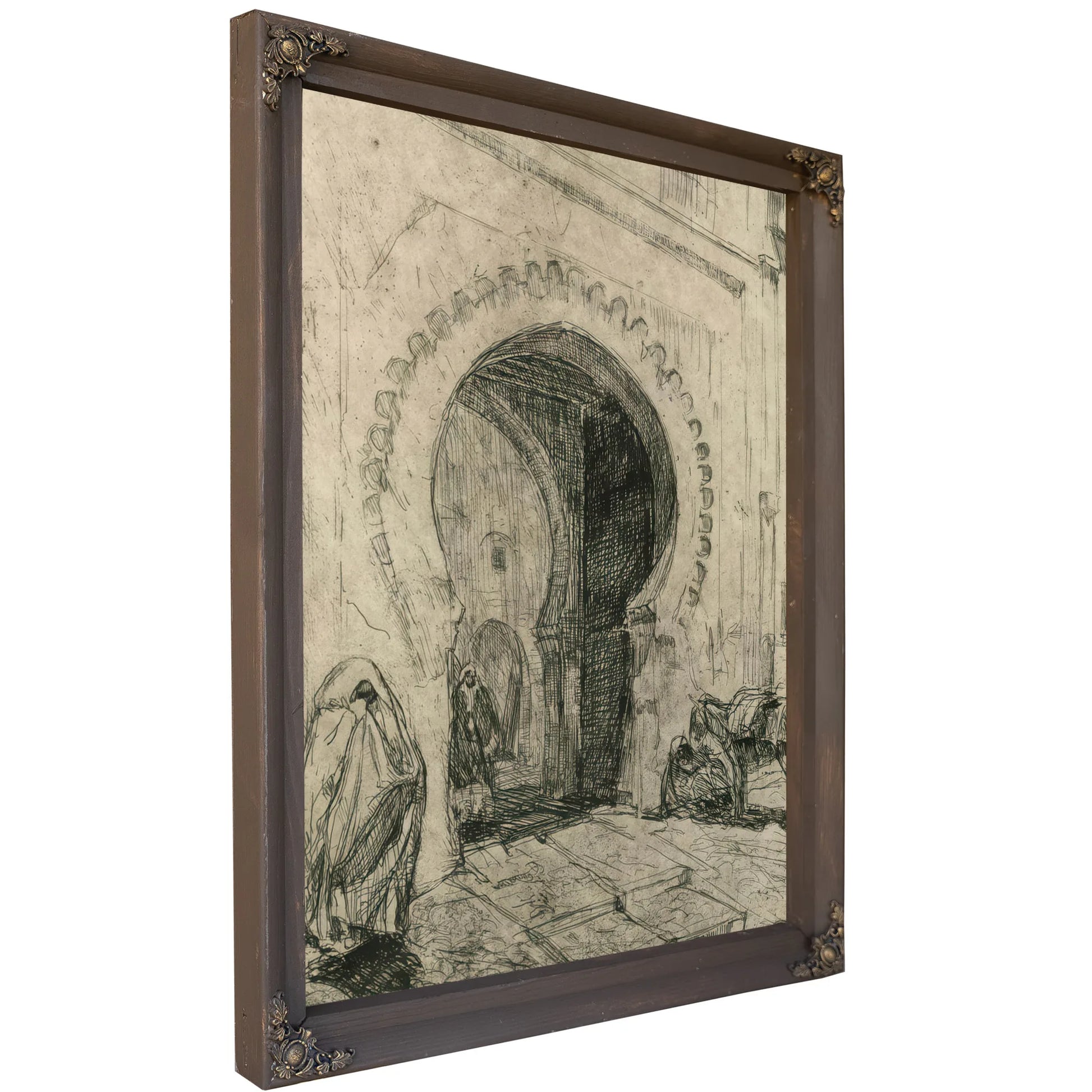 Gate In Tangier By Henry Ossawa Tanner Fine Art Print