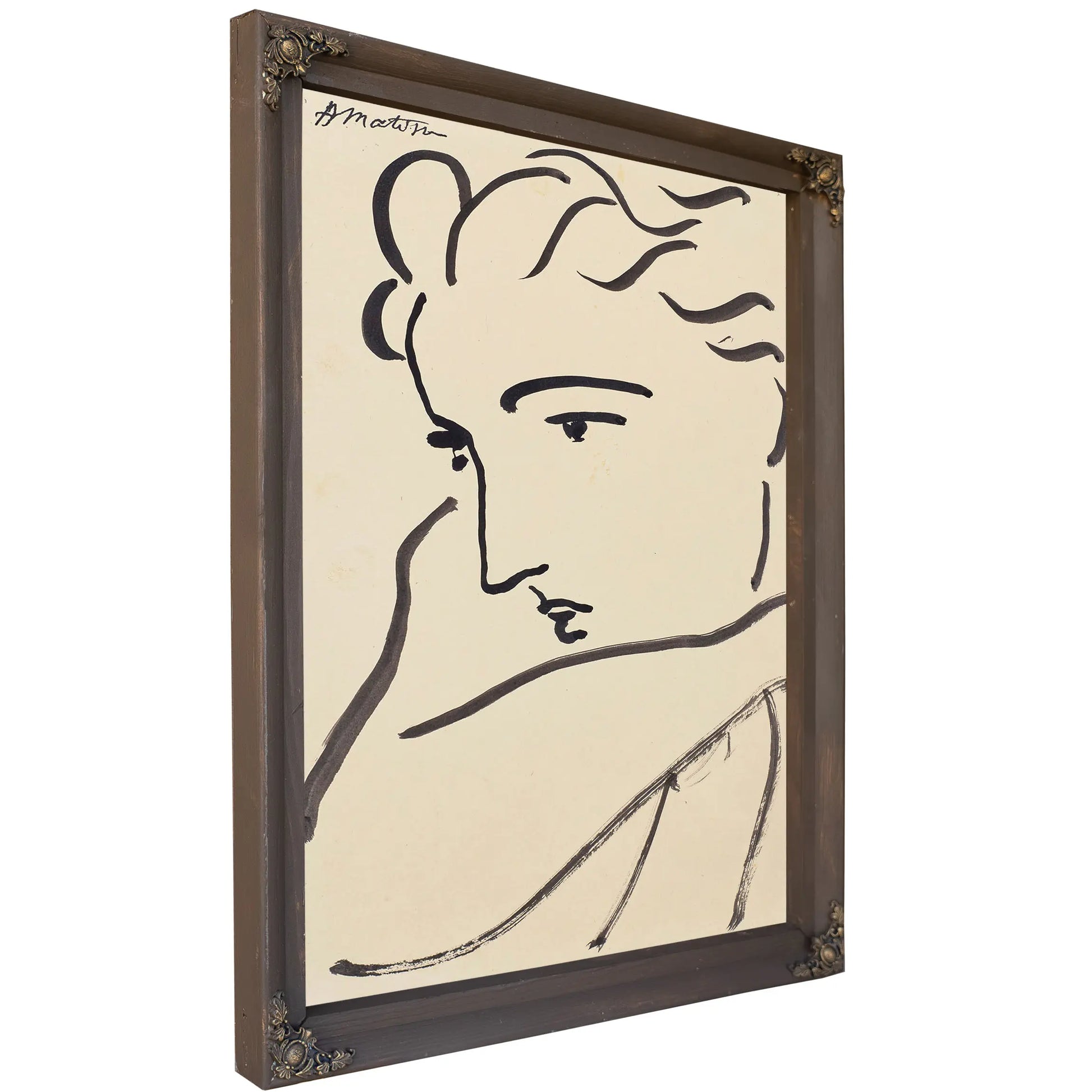 Themes Et Variations (Portrait De Femme) by Henri Matisse