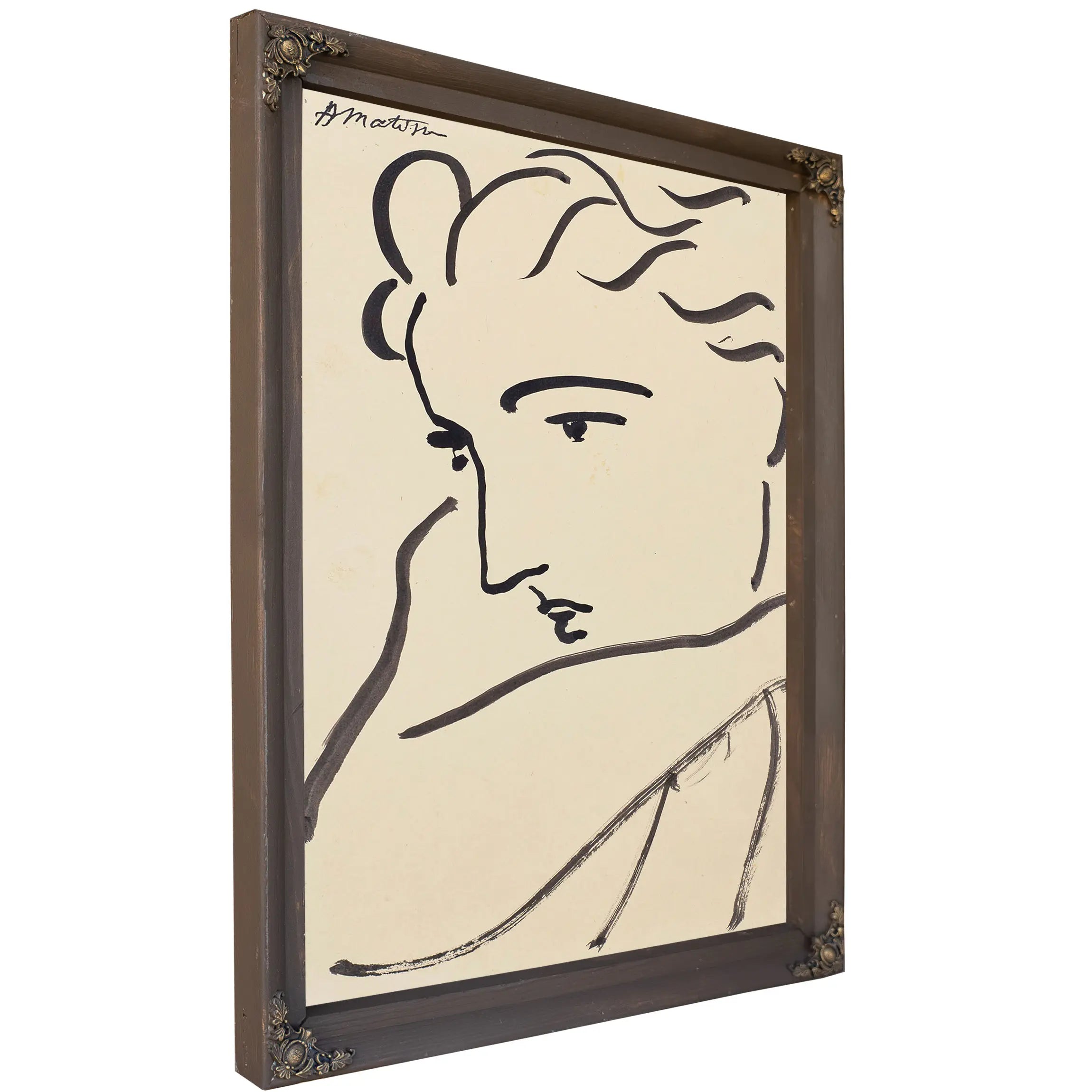 Themes Et Variations (Portrait De Femme) by Henri Matisse