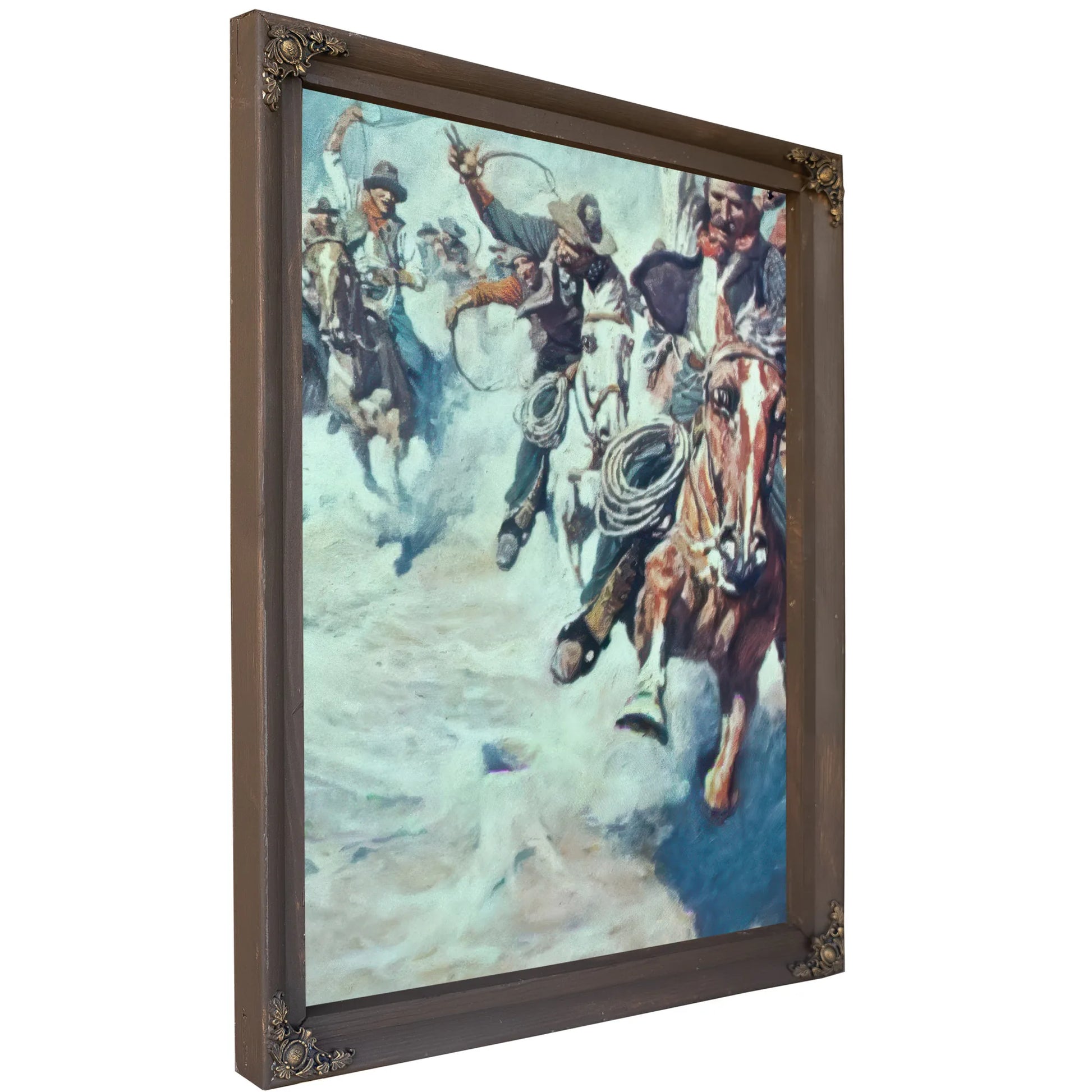 Racing For Dinner By NC Wyeth Fine Art Print