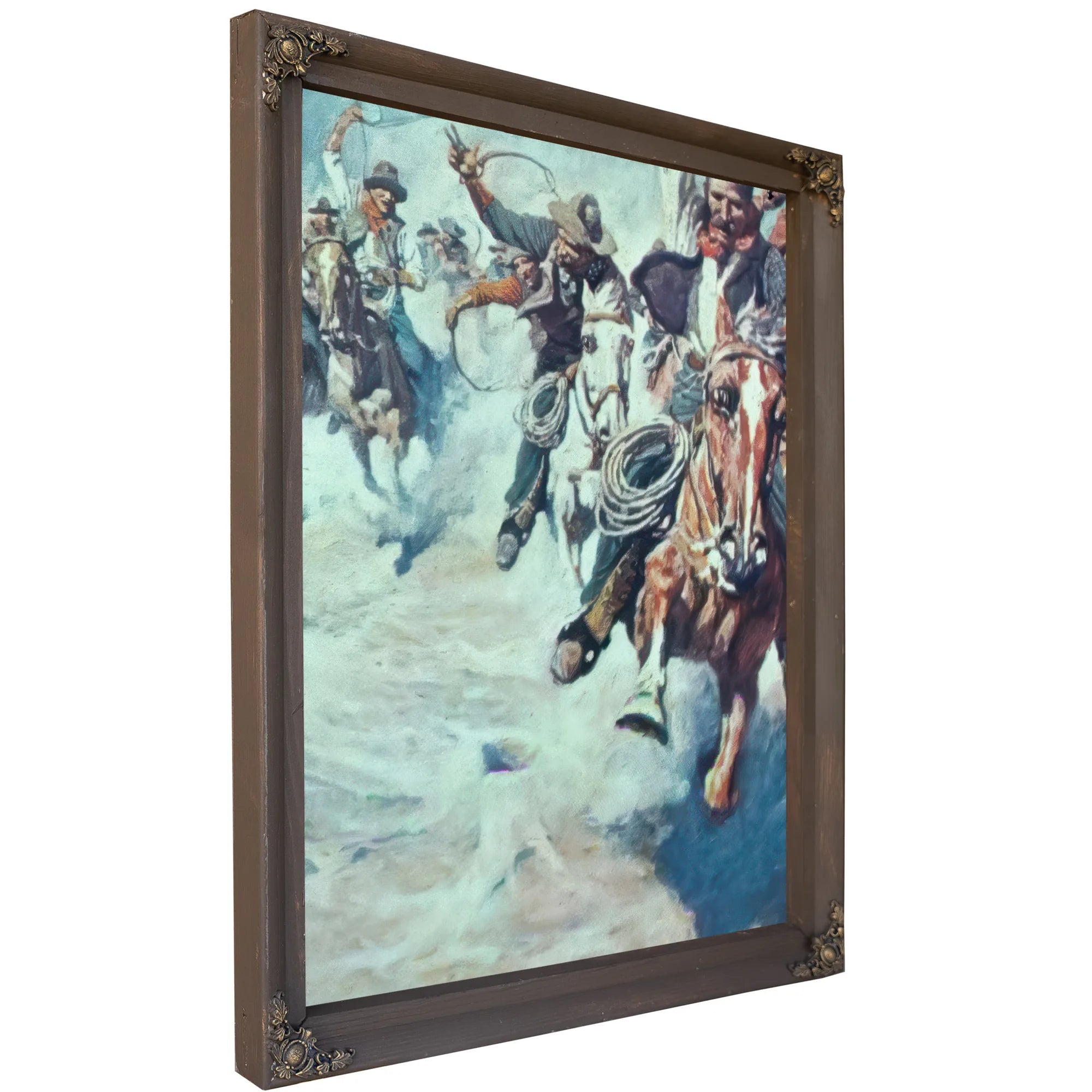 Racing For Dinner By NC Wyeth Fine Art Print