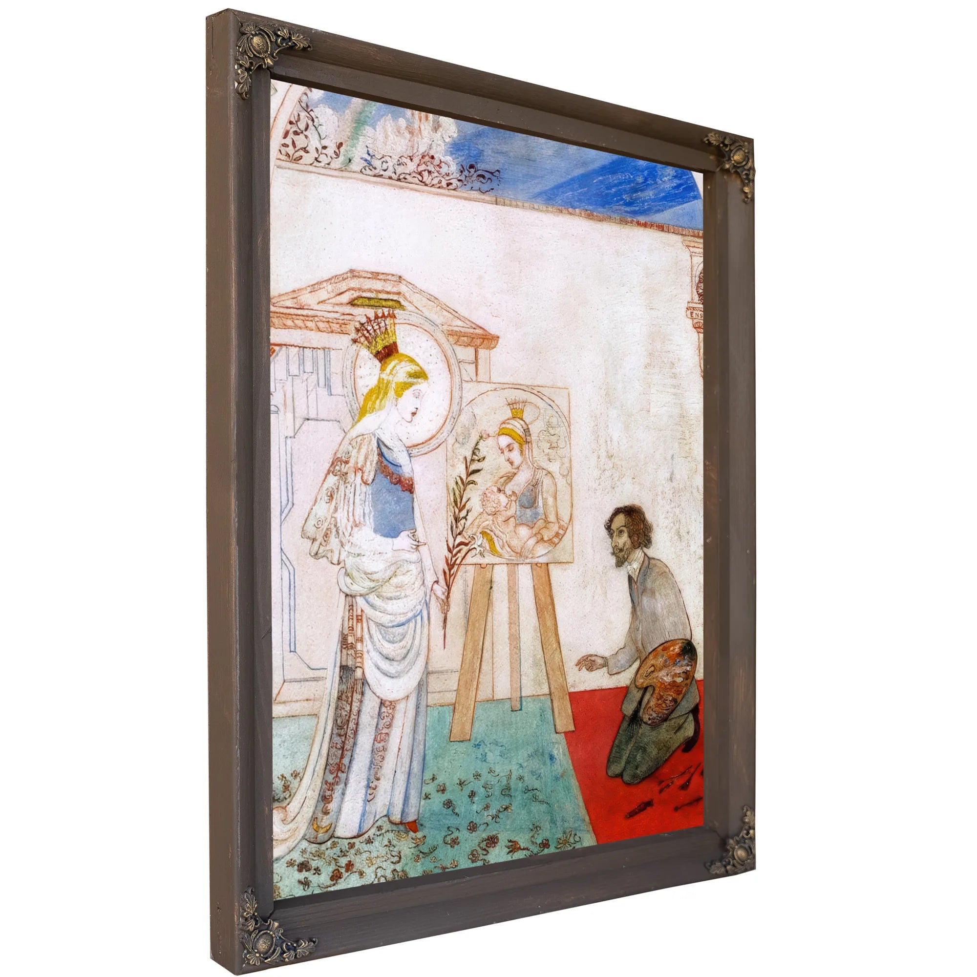 The Virgin Of Consolation By James Ensor Fine Art Print
