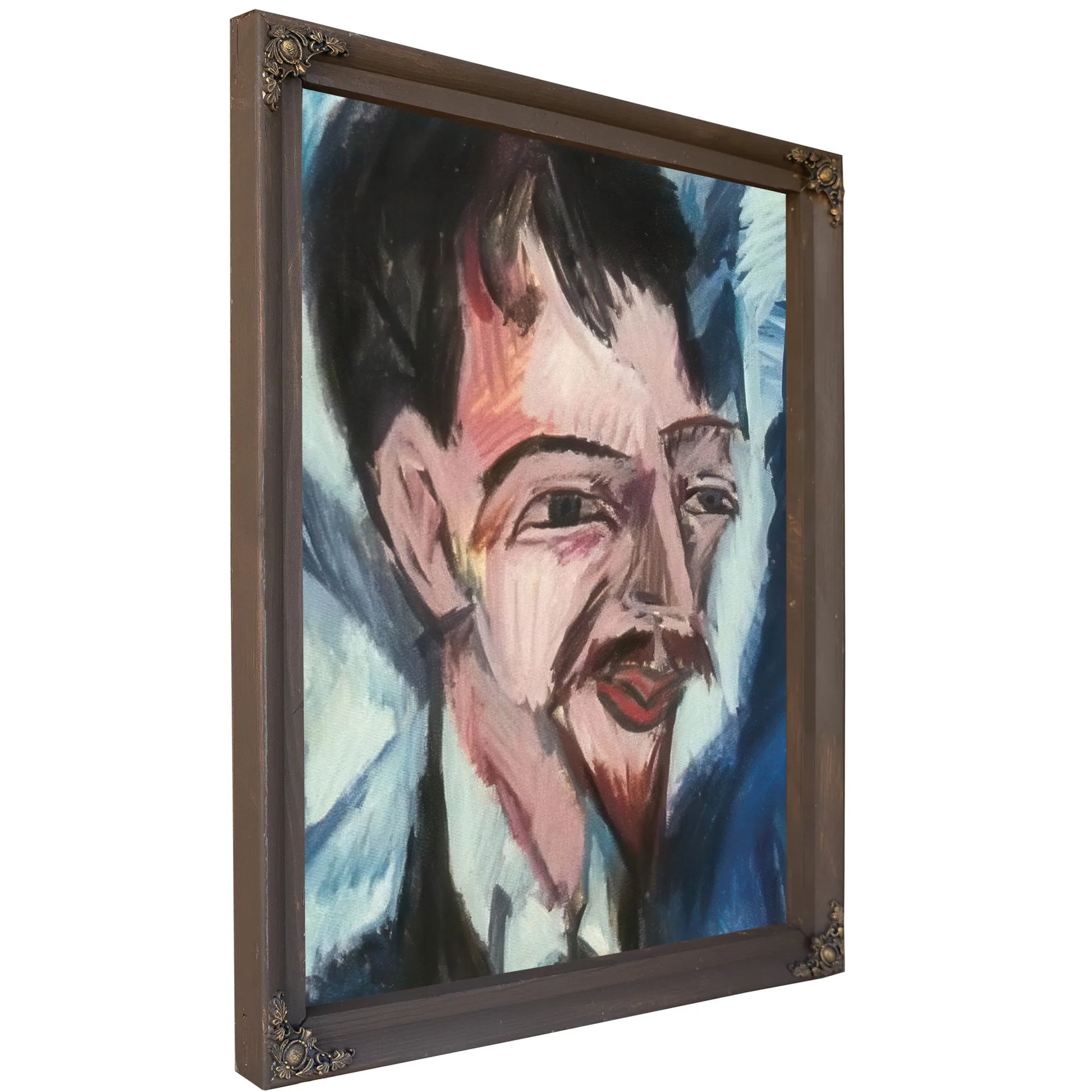 Portrait Of Dr Alfred Doblin By Ernst Ludwig Kirchner Fine Art Print