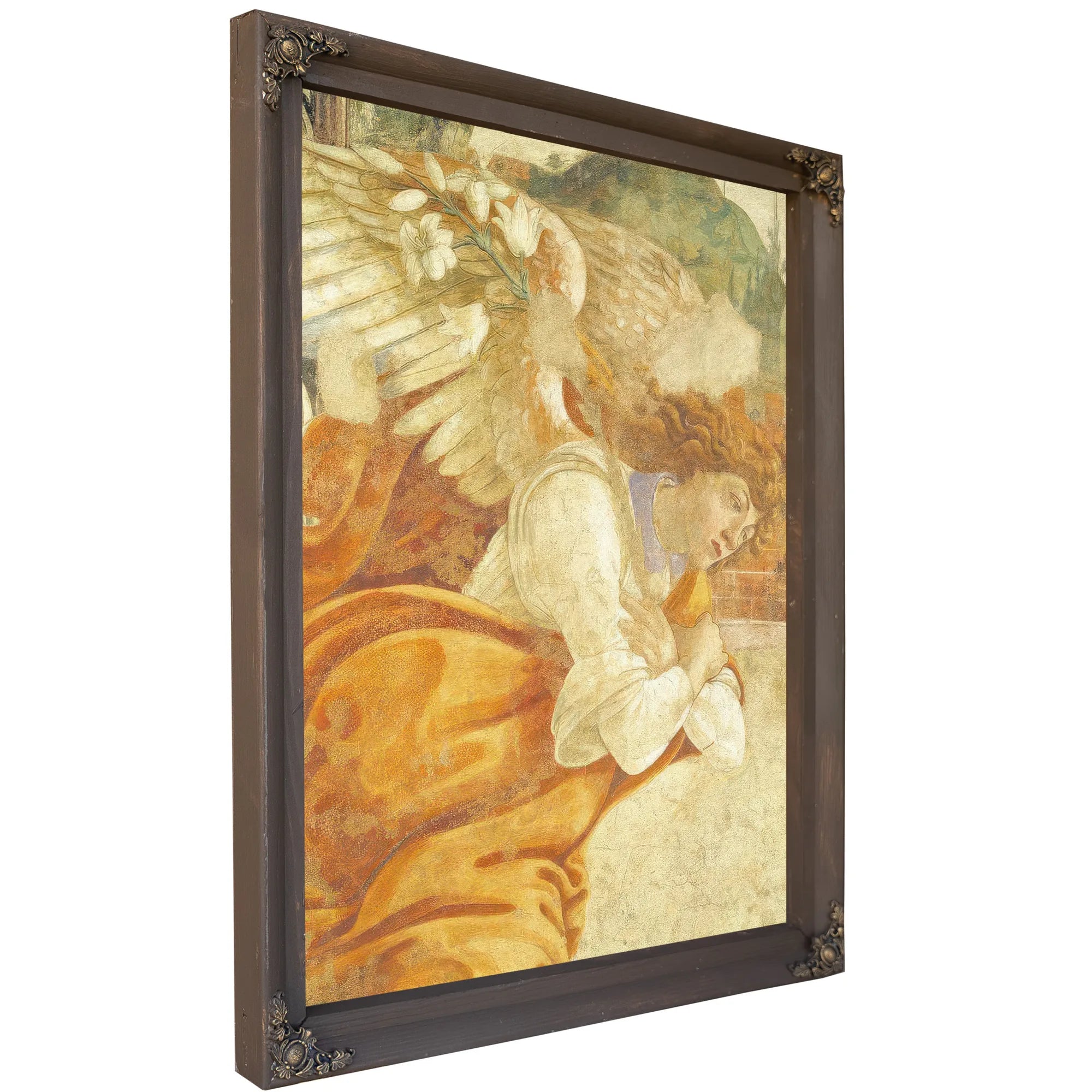 The Annunciation Detail Of The Archangel Gabriel From San Martino Della Scala By Sandro Botticelli Fine Art Print