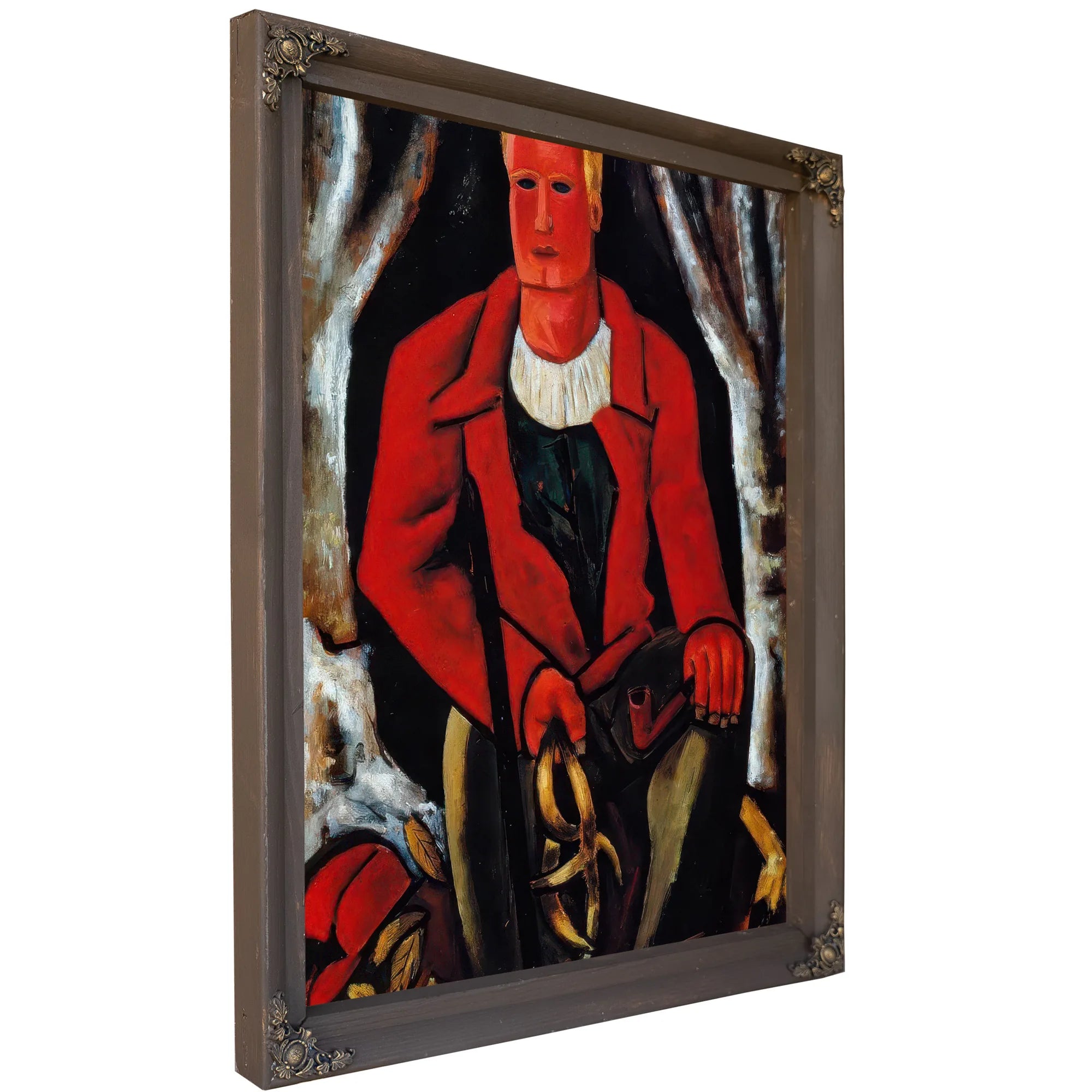 Young Hunter Hearing Call To Arms By Marsden Hartley Fine Art Print