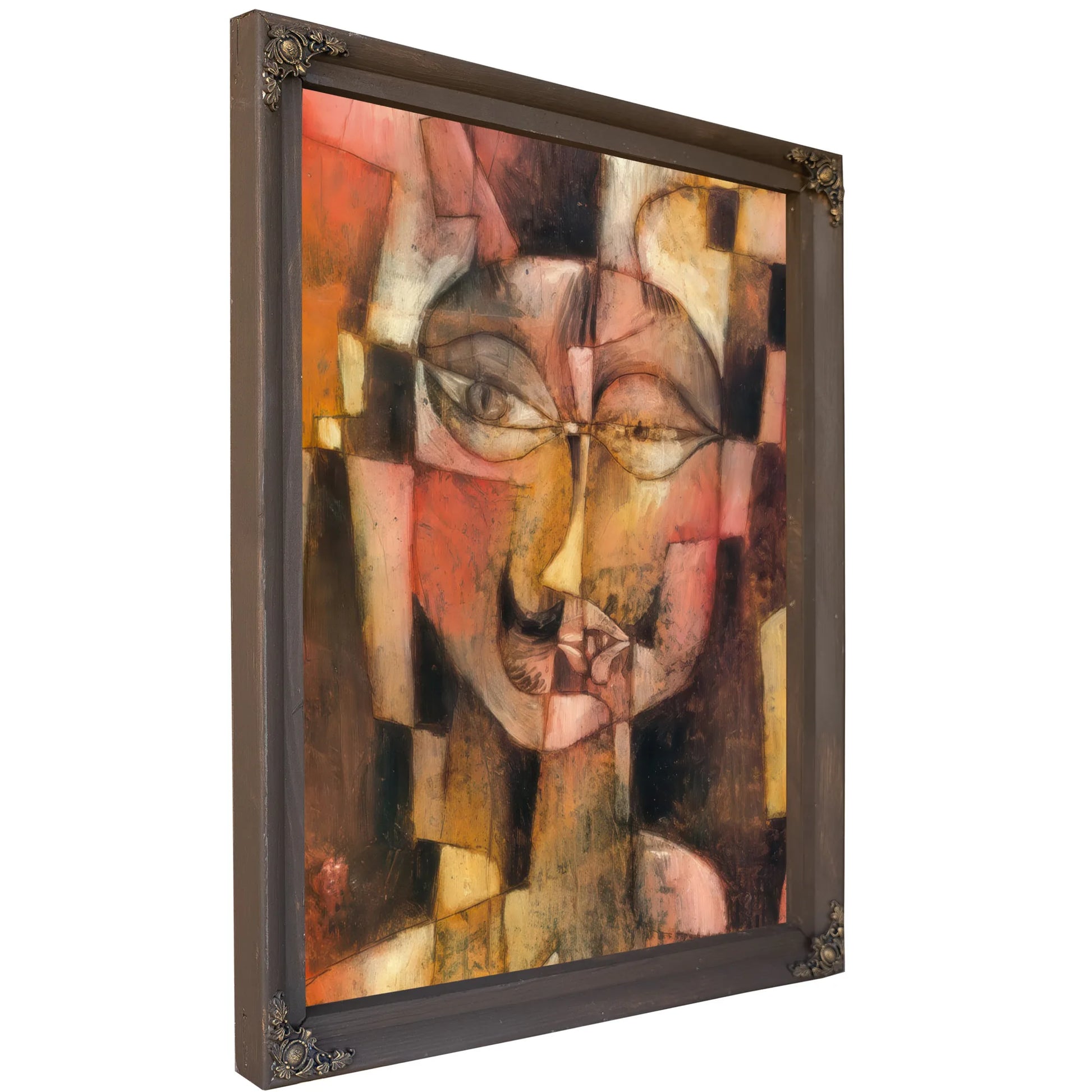 Head With German Moustache 1902 22 By Paul Klee Fine Art Print