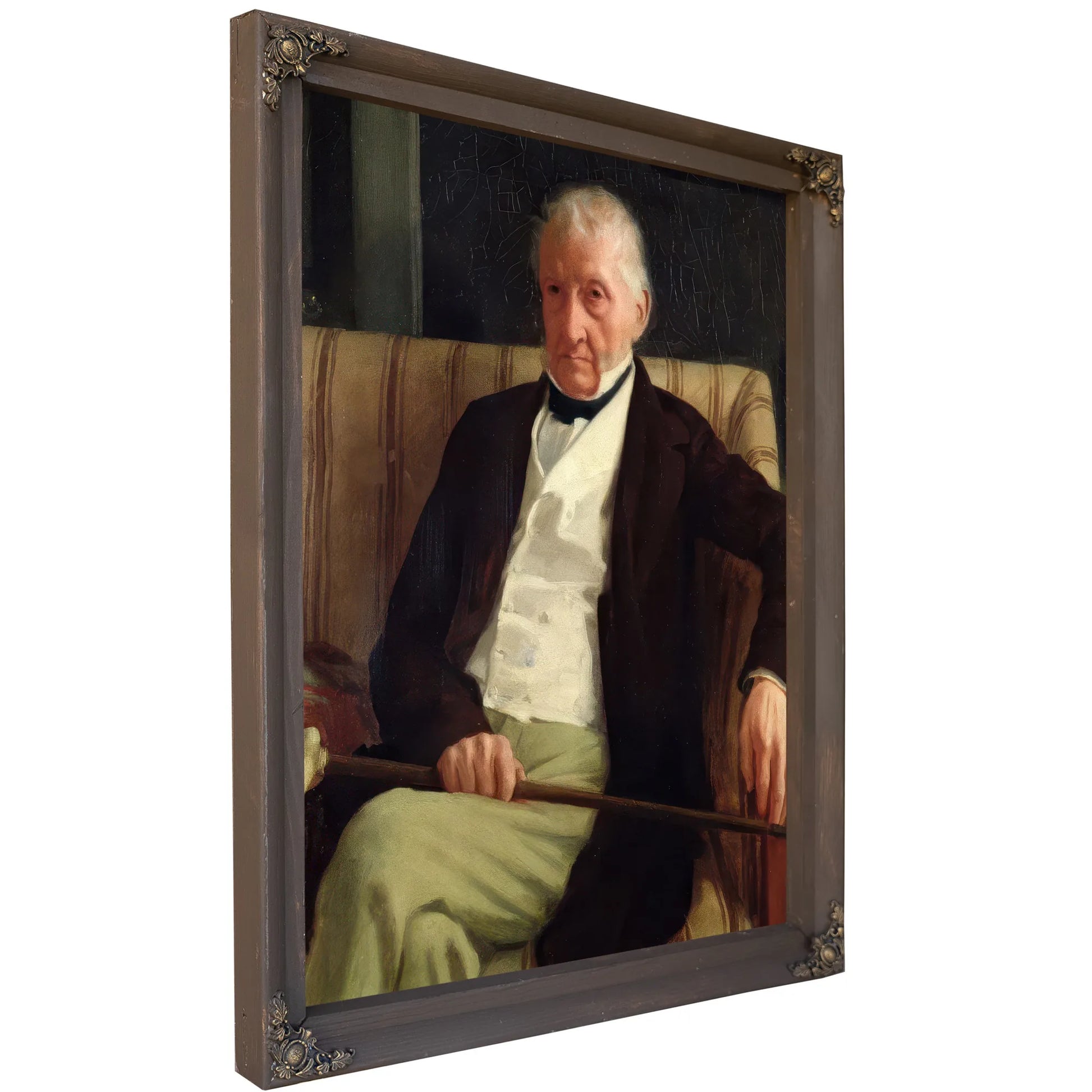 Portrait Of Hilaire Degas (1770 1858), Grandfather Of The Artist By Edgar Degas Fine Art Print