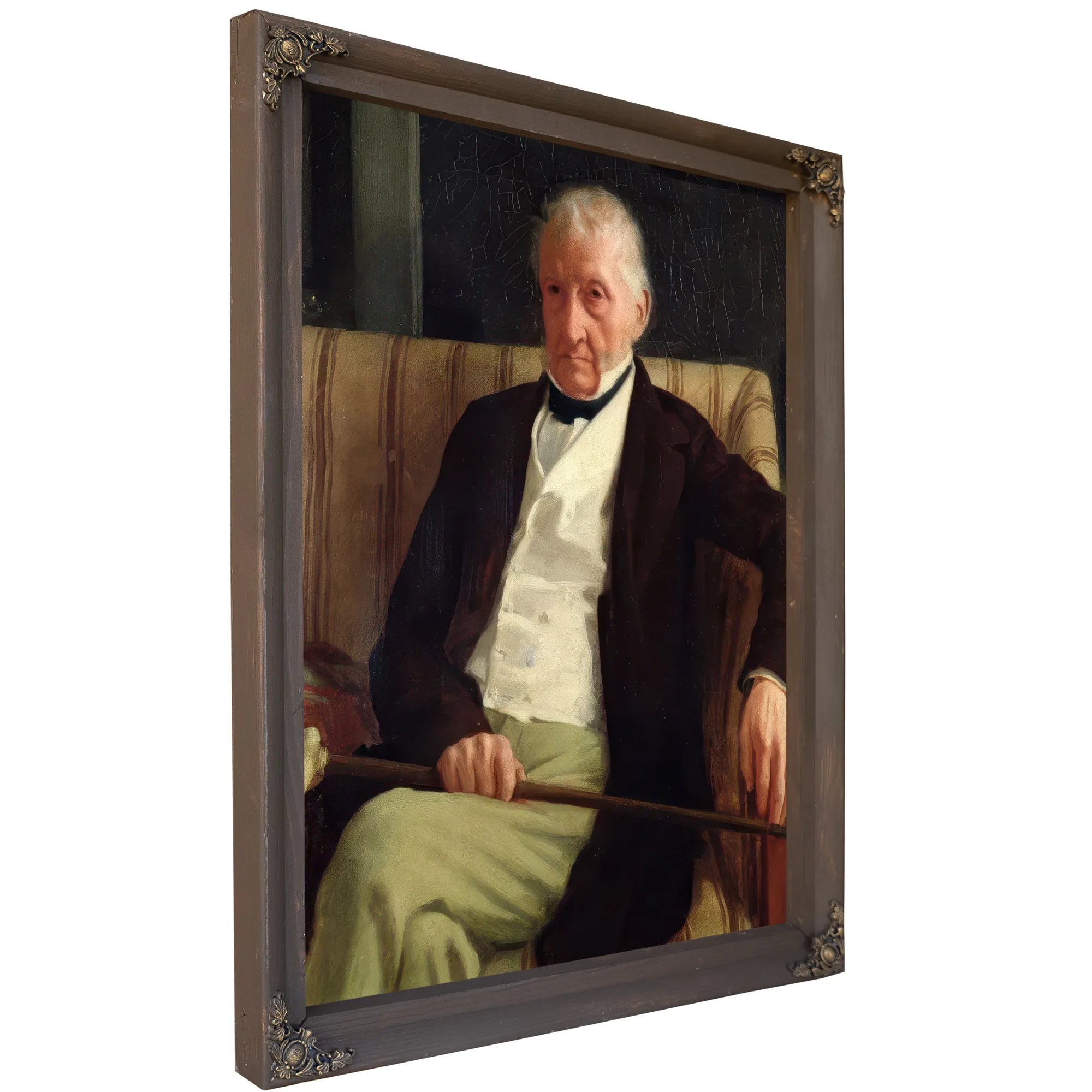 Portrait Of Hilaire Degas (1770 1858), Grandfather Of The Artist By Edgar Degas Fine Art Print