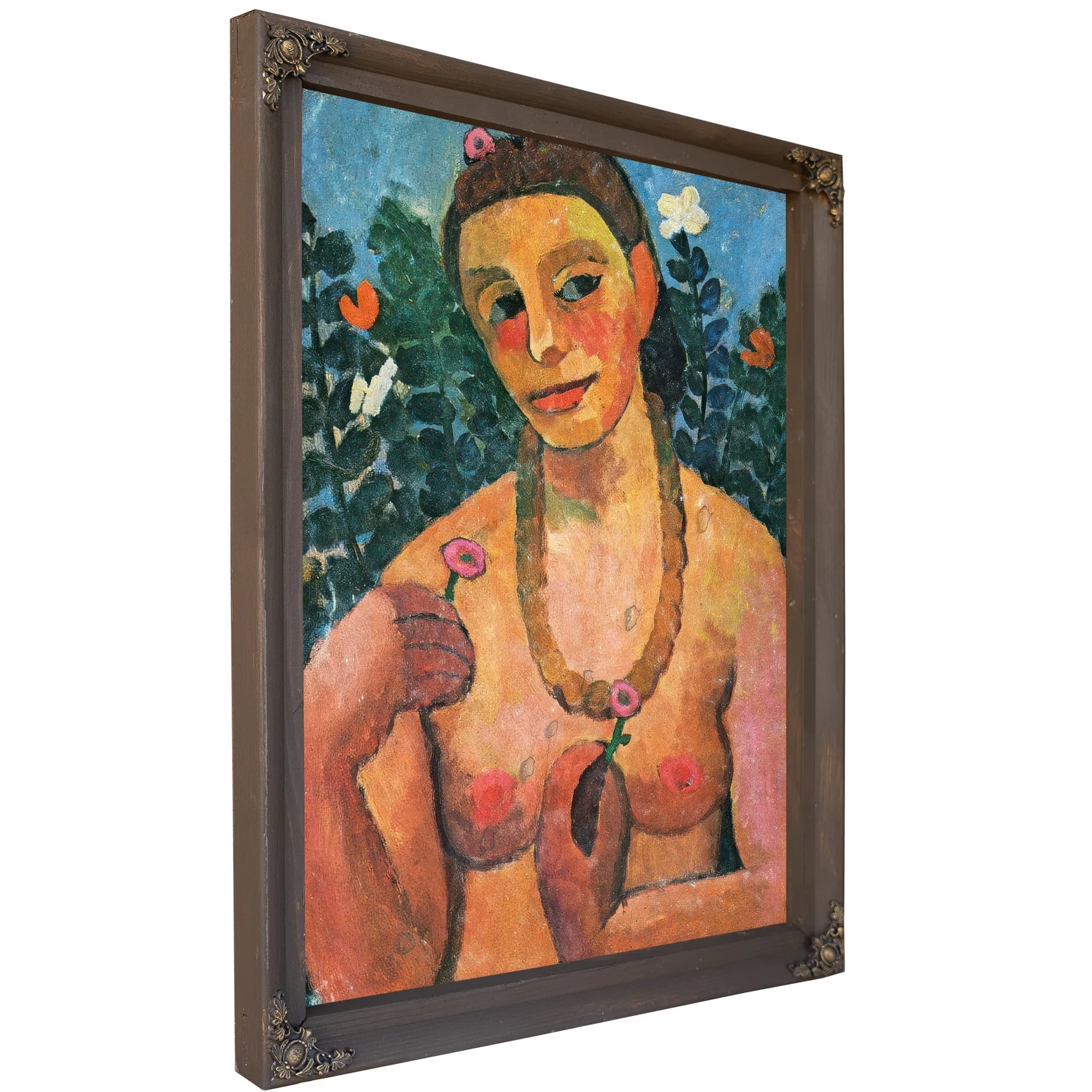 Self Portrait 1906 1906 By Paula Modersohn Becker Fine Art Print