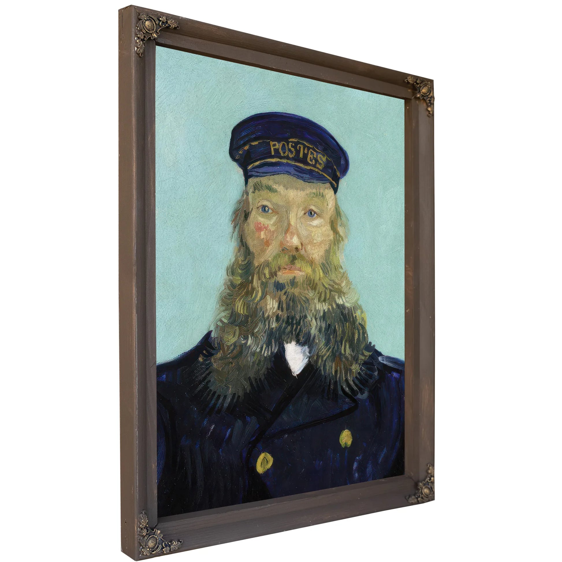 Portrait Of Postman Roulin By Vincent Van Gogh Fine Art Print