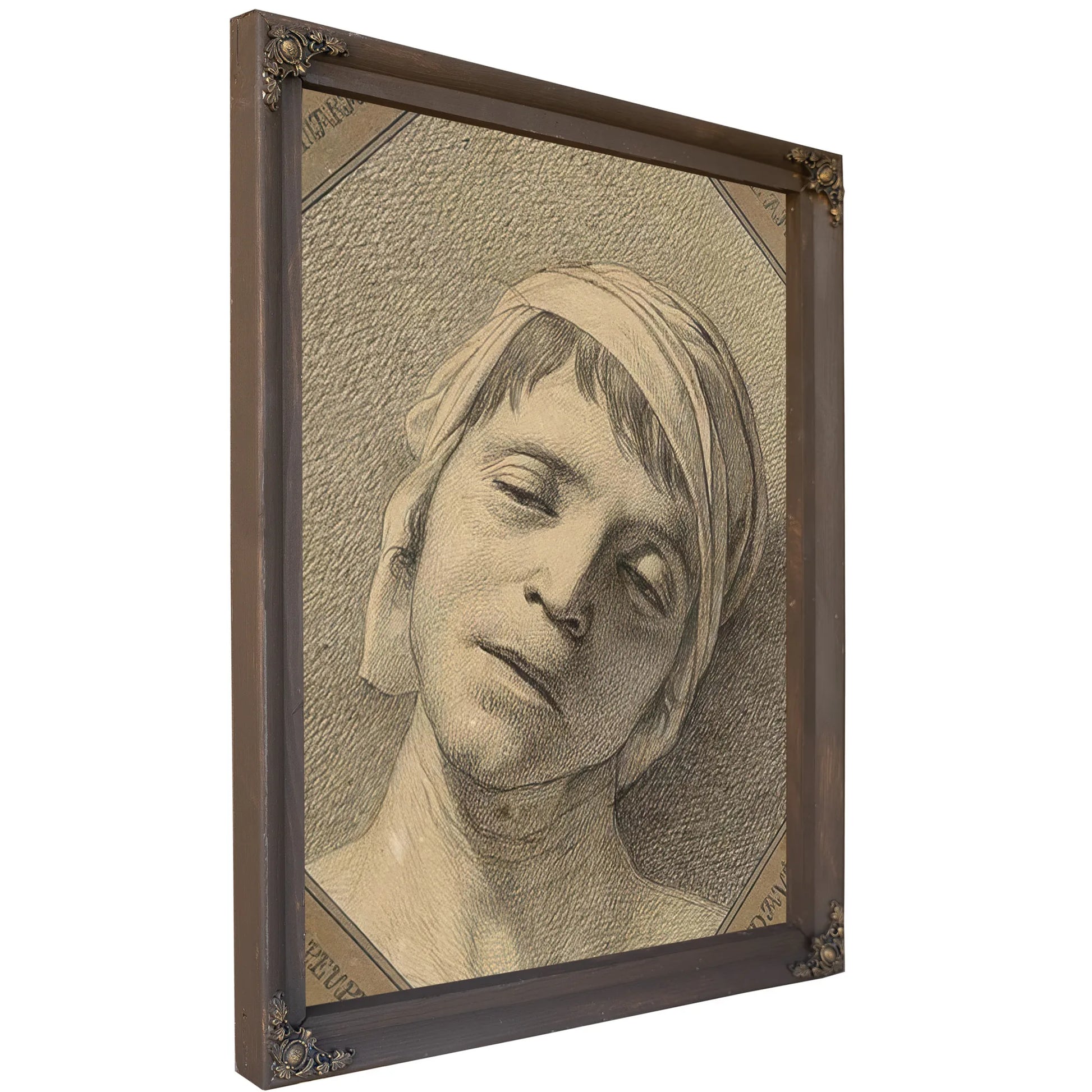 David Marat By Jacques Louis David Fine Art Print