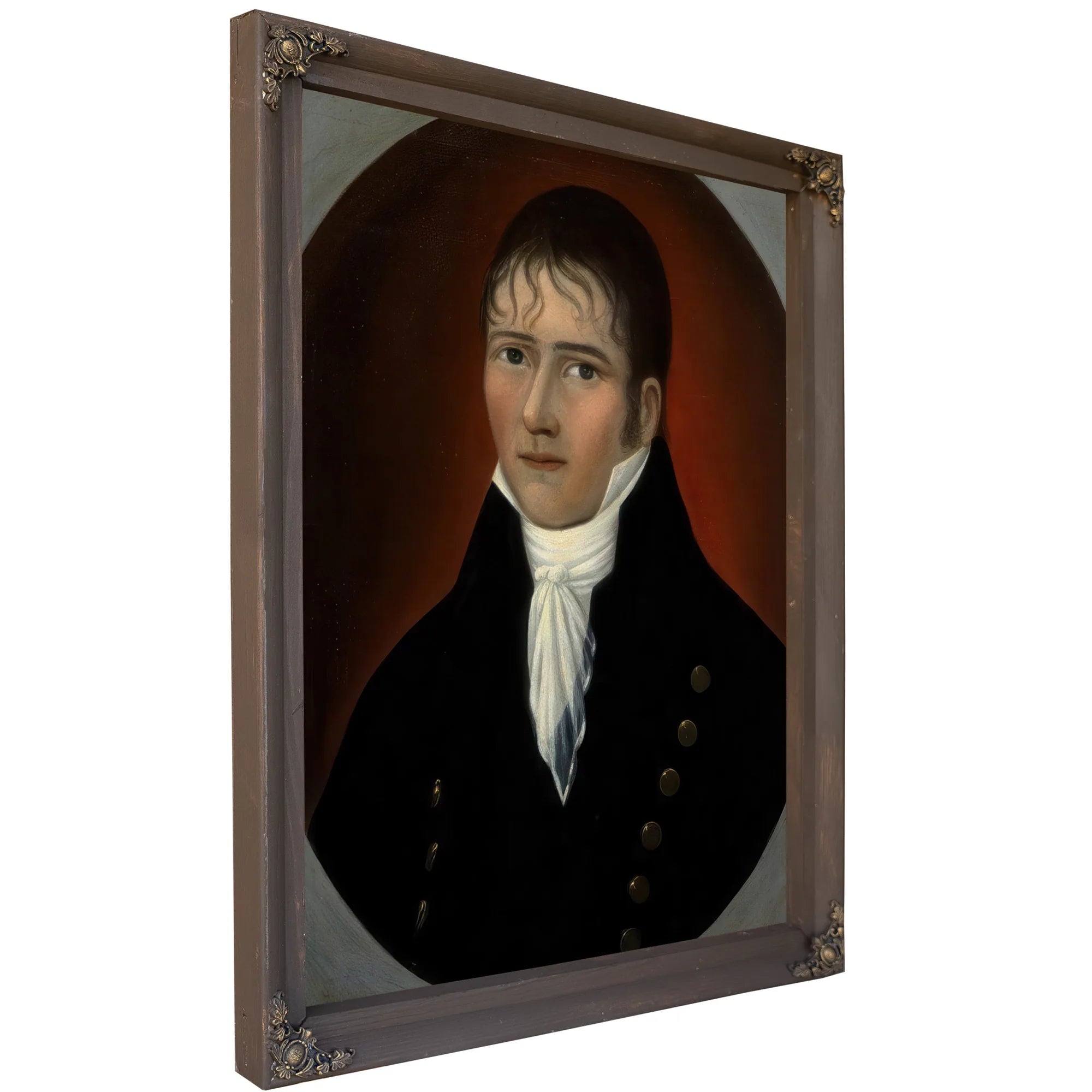 Sea Captain John Murphy 1810 By Joshua Johnson Fine Art Print