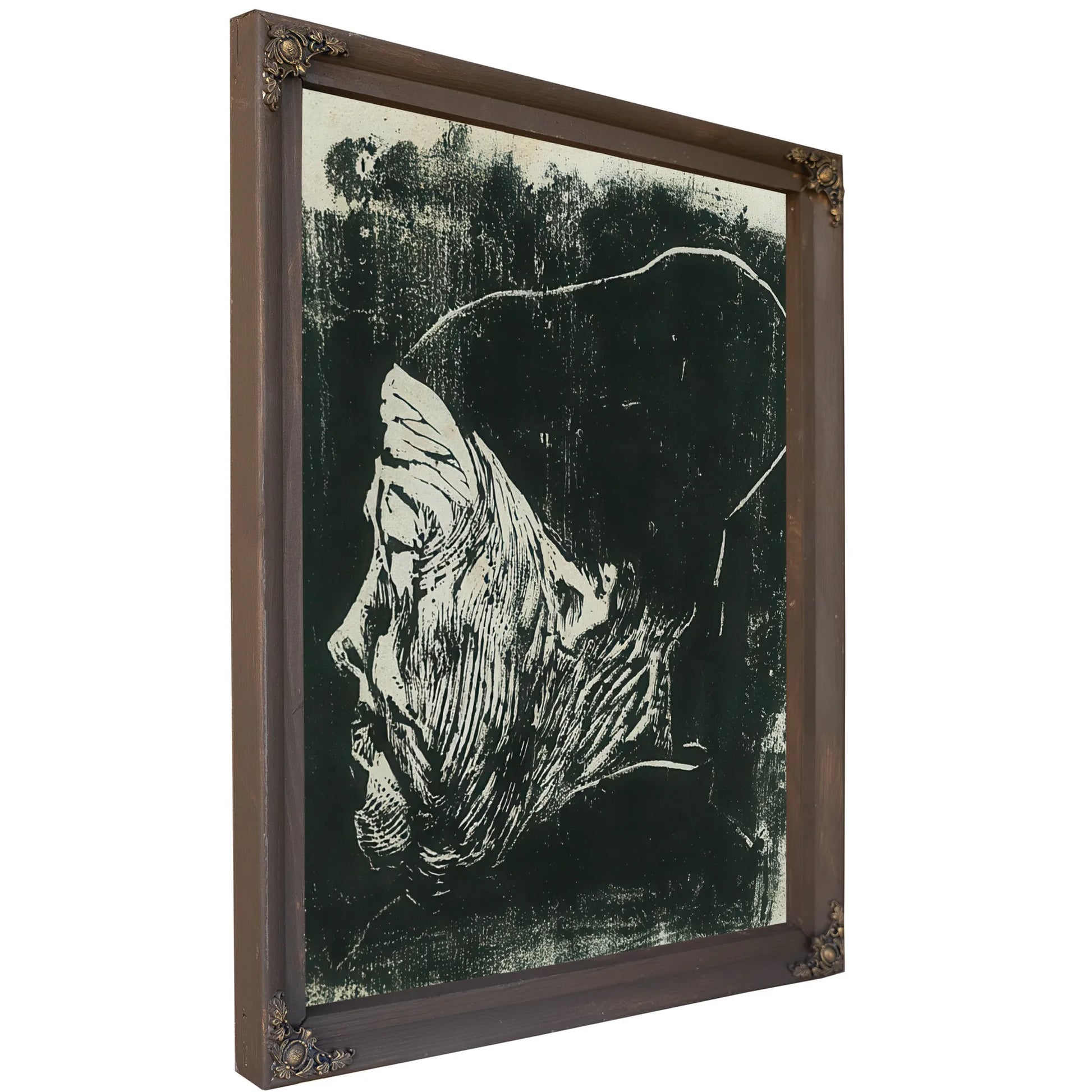 Jolster Woman With Hood By Nicolai Astrup Fine Art Print