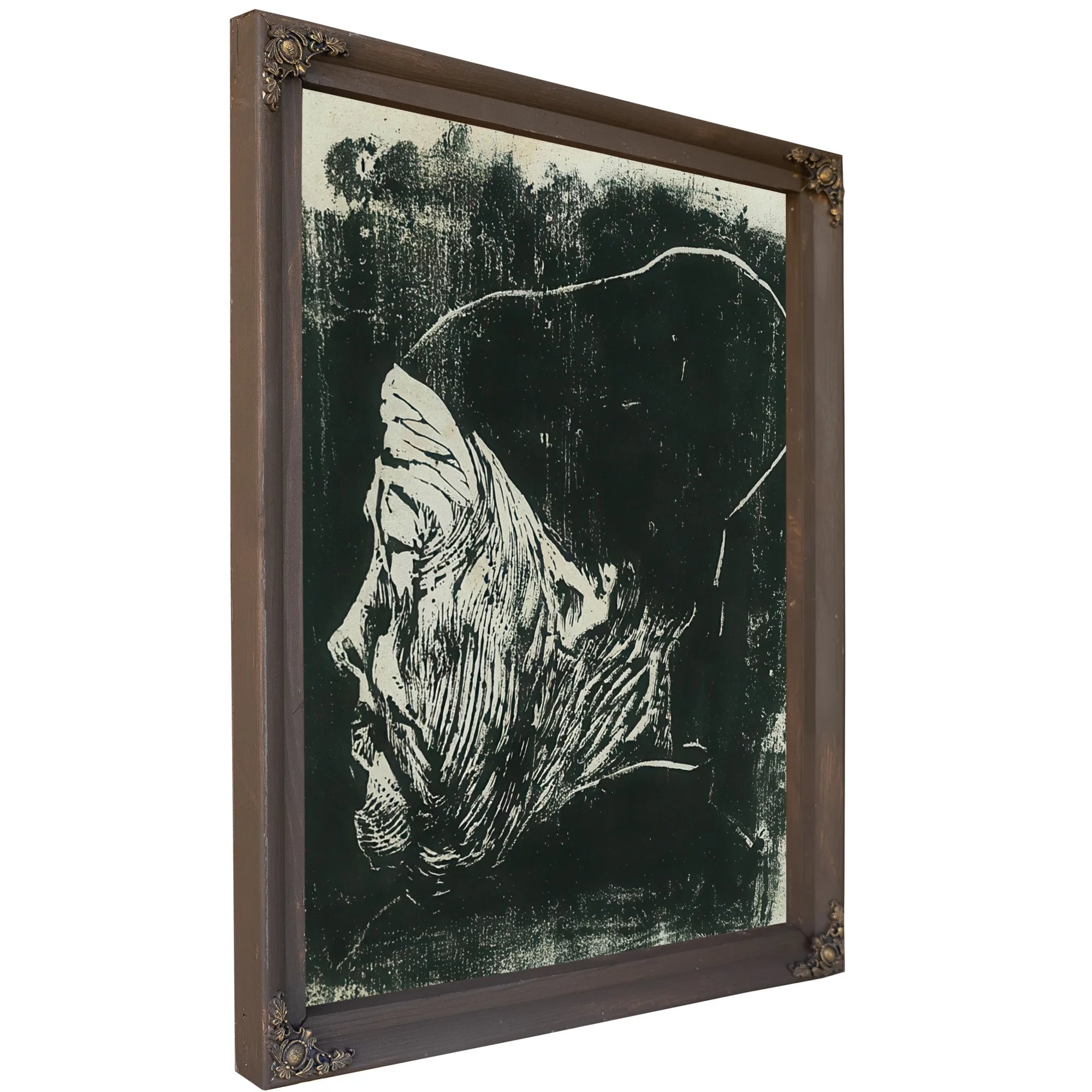 Jolster Woman With Hood By Nicolai Astrup Fine Art Print