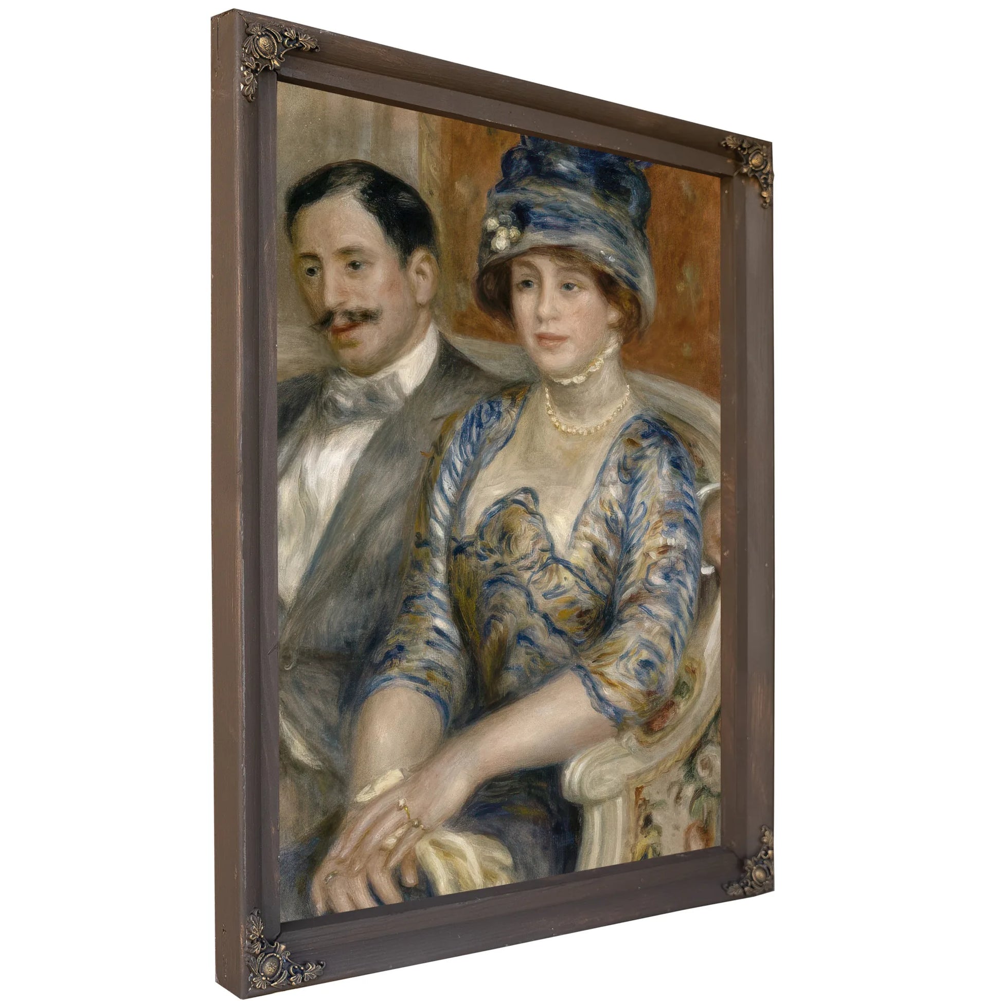 Mr. And Mrs. Gaston Bernheim De Villers (Monsieur And Madame Gaston Bernheim De Villers) By Pierre Auguste Renoir Fine Art Print