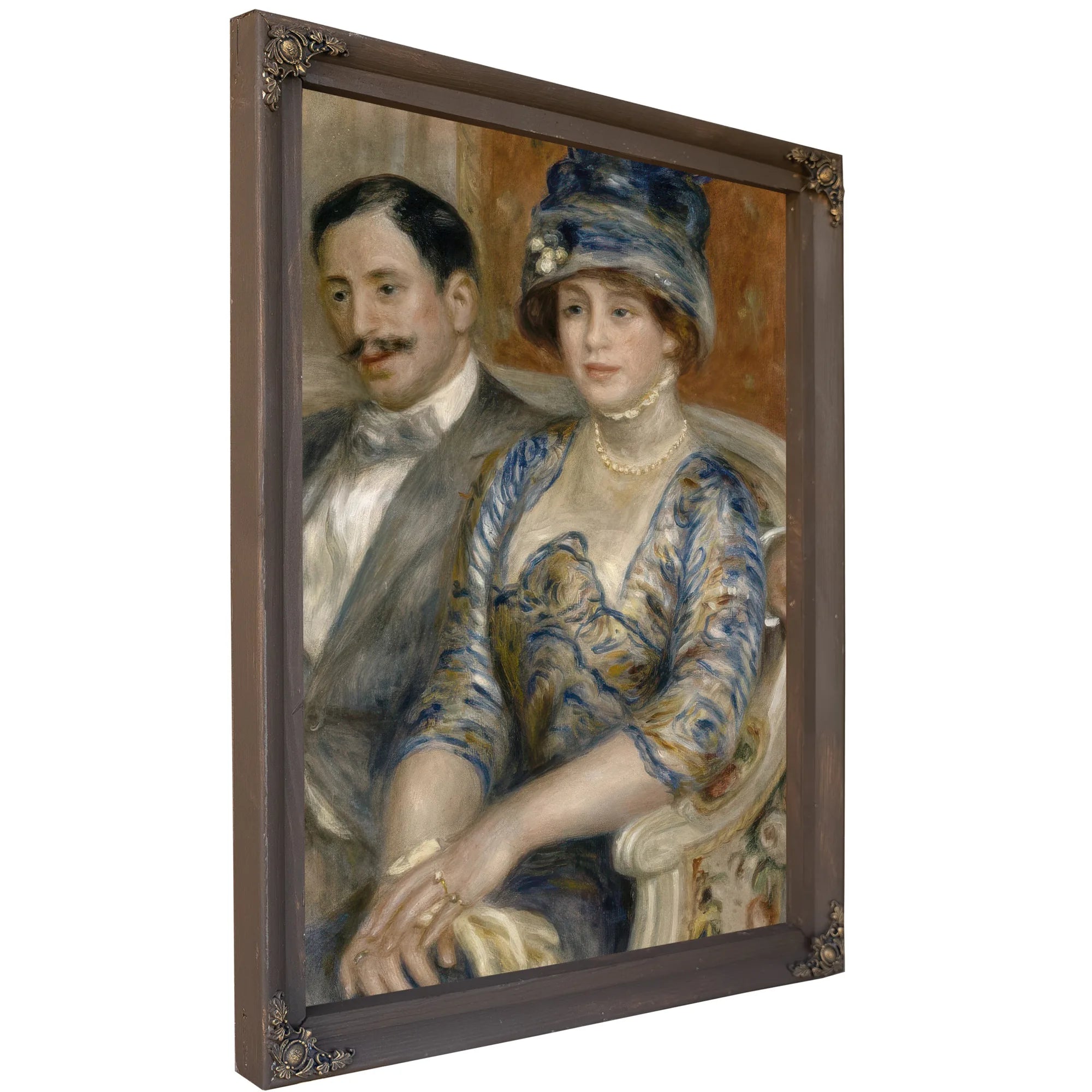 Mr. And Mrs. Gaston Bernheim De Villers (Monsieur And Madame Gaston Bernheim De Villers) By Pierre Auguste Renoir Fine Art Print
