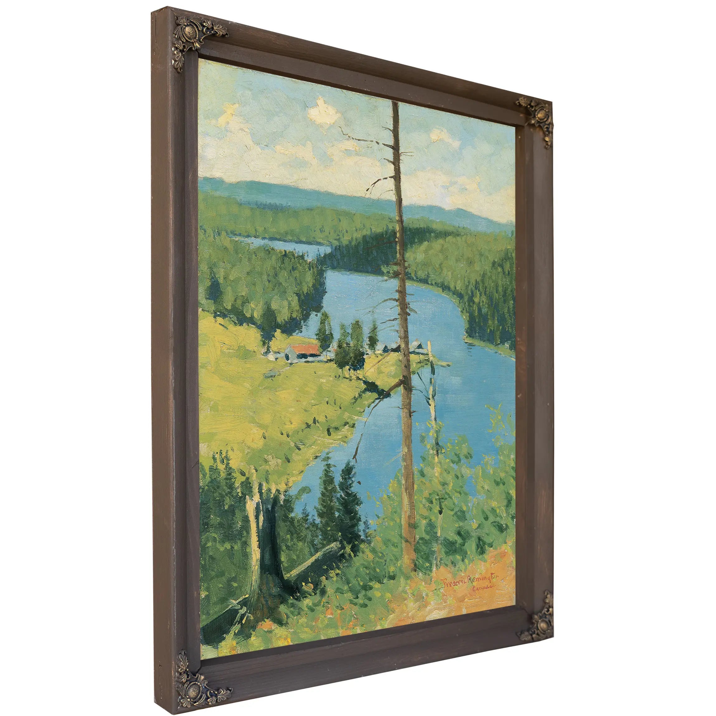 The Moose Country by Frederic Remington