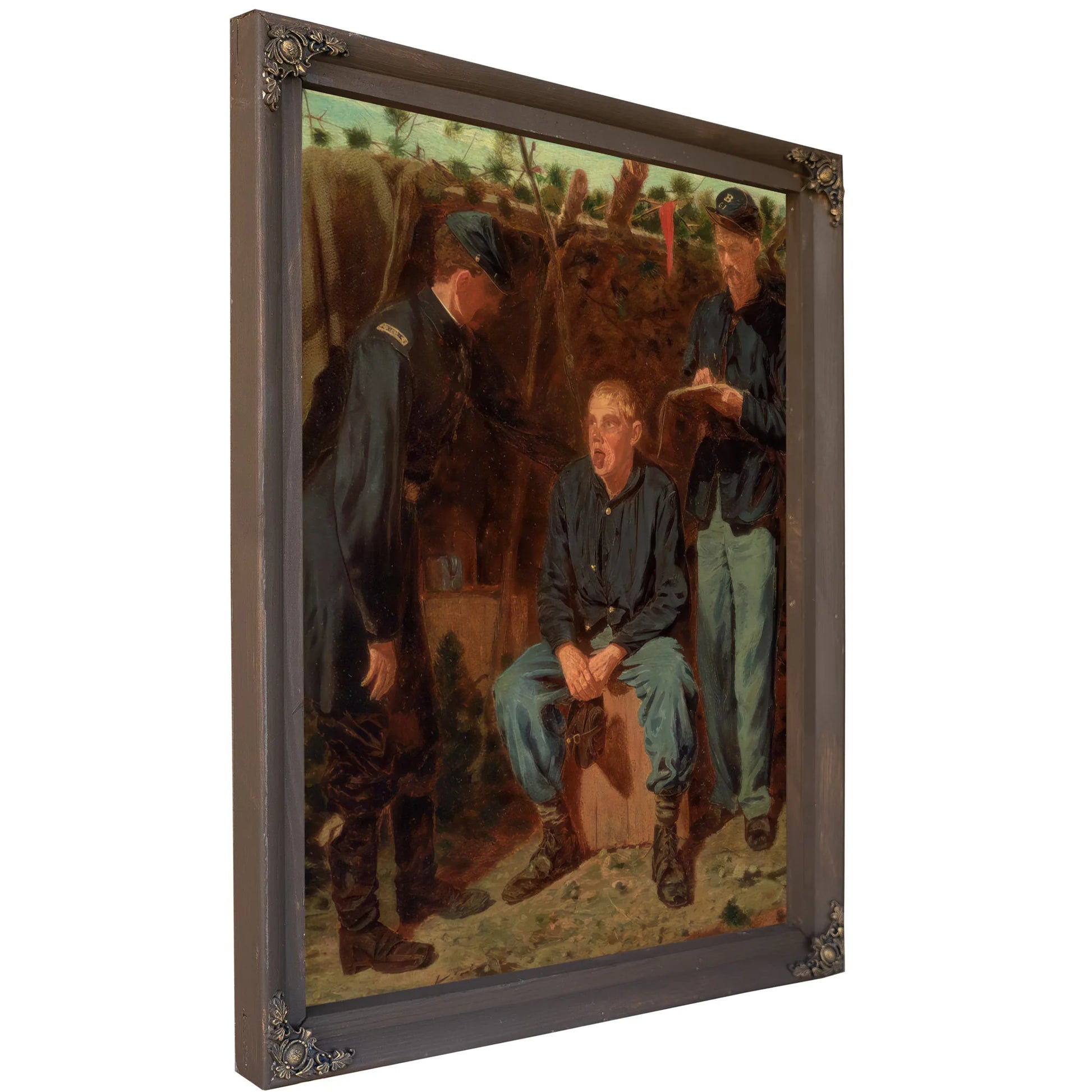 Playing Old Soldier By Winslow Homer Fine Art Print