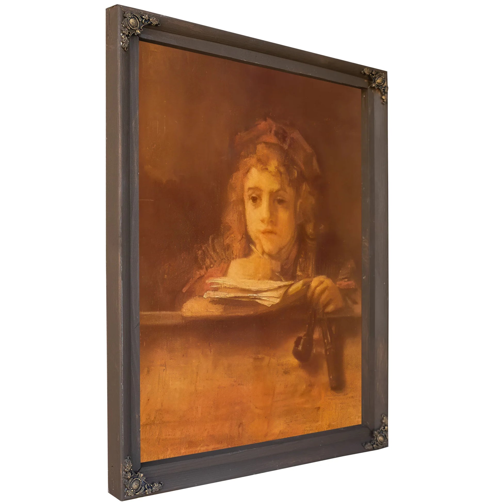 Titus At His Desk 1655 By Rembrandt Fine Art Print