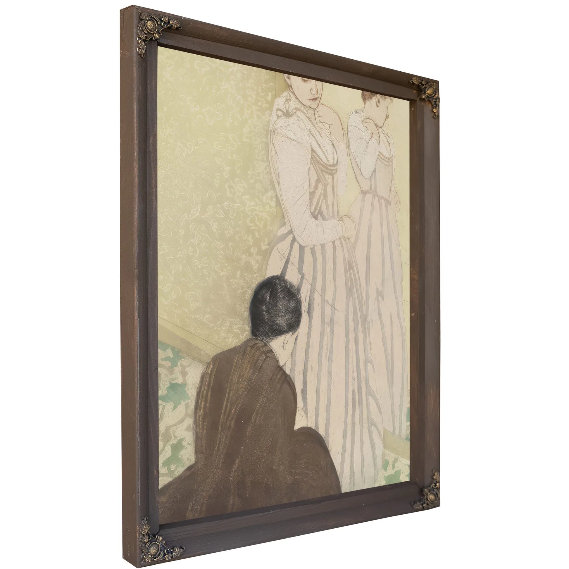 The Fitting By Mary Cassatt Fine Art Print