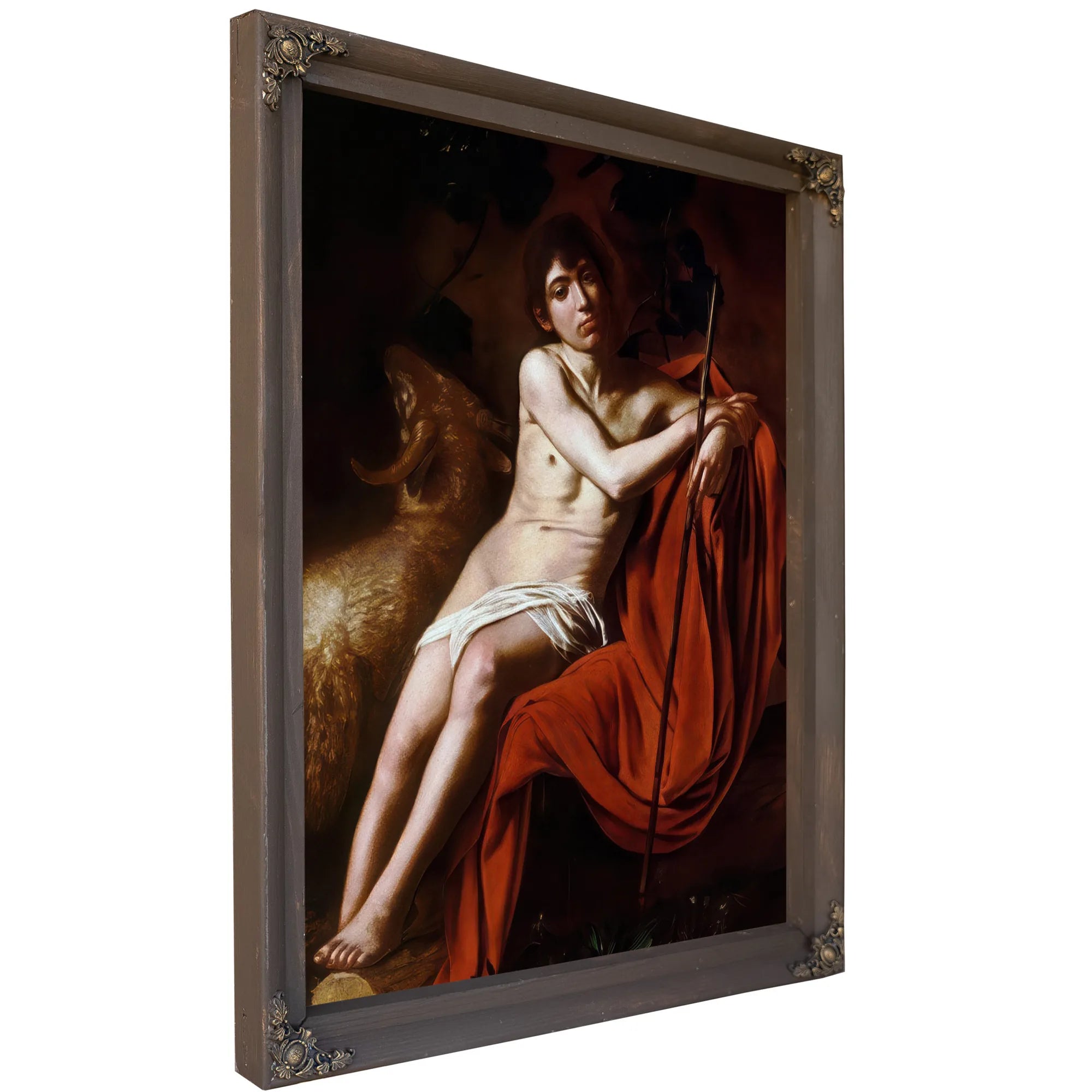 John The Baptist 1610 By Caravaggio Fine Art Print