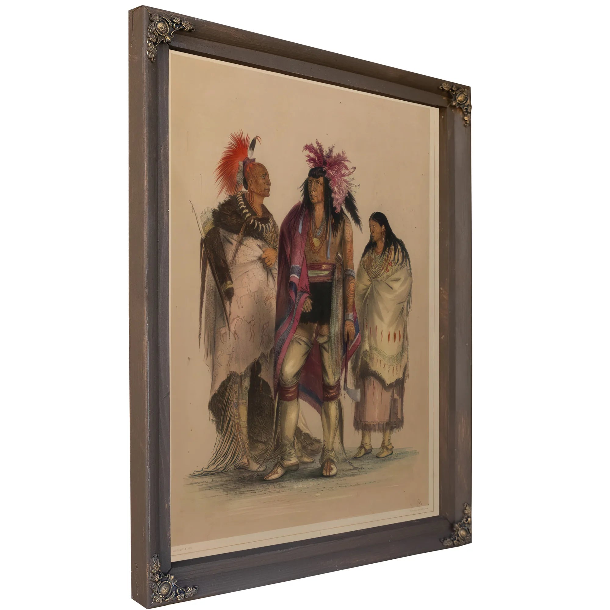 North American Indian Portfolio By George Catlin Fine Art Print